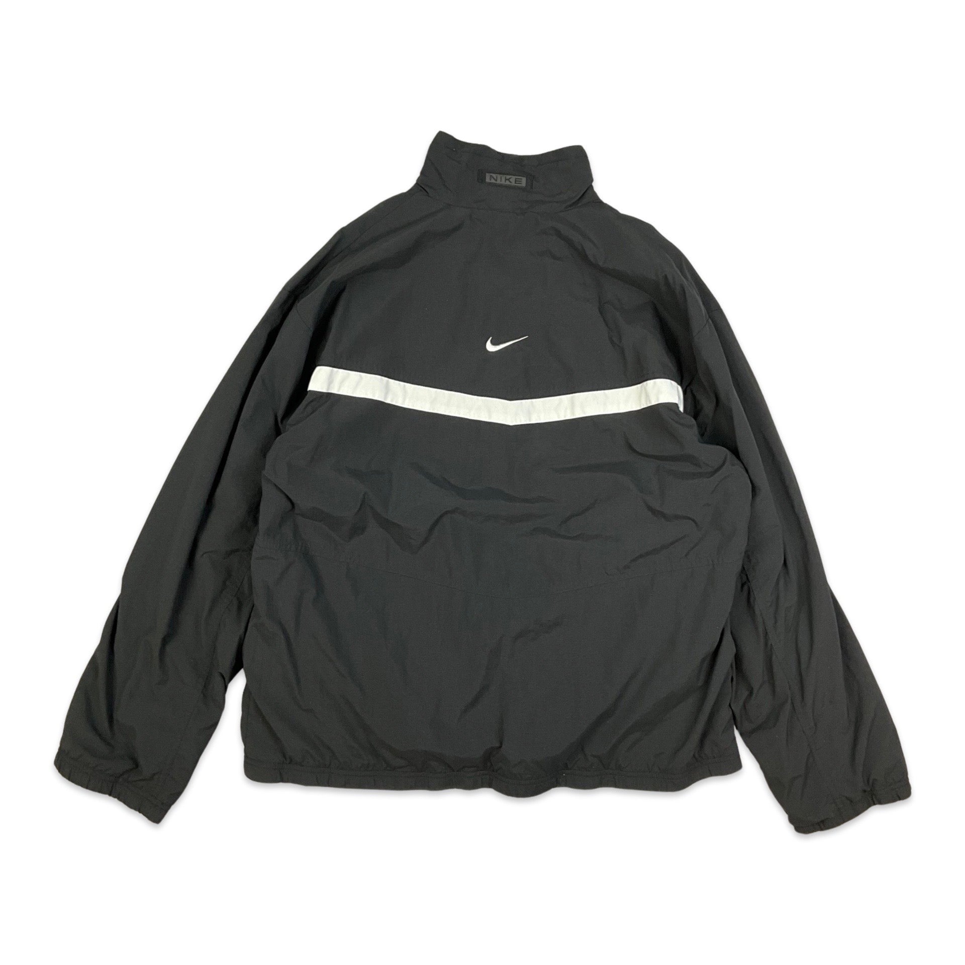 Vintage black nike on sale windbreaker