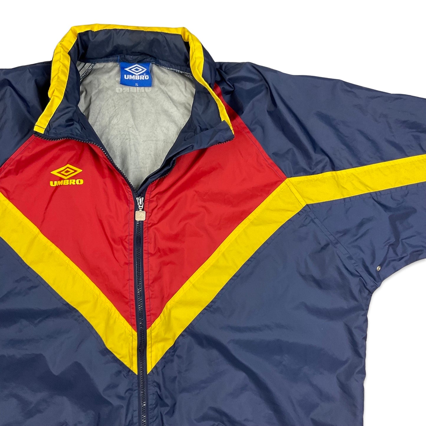 Vintage Umbro Navy Red & Yellow Windbreaker XL 2XL 3XL 4XL