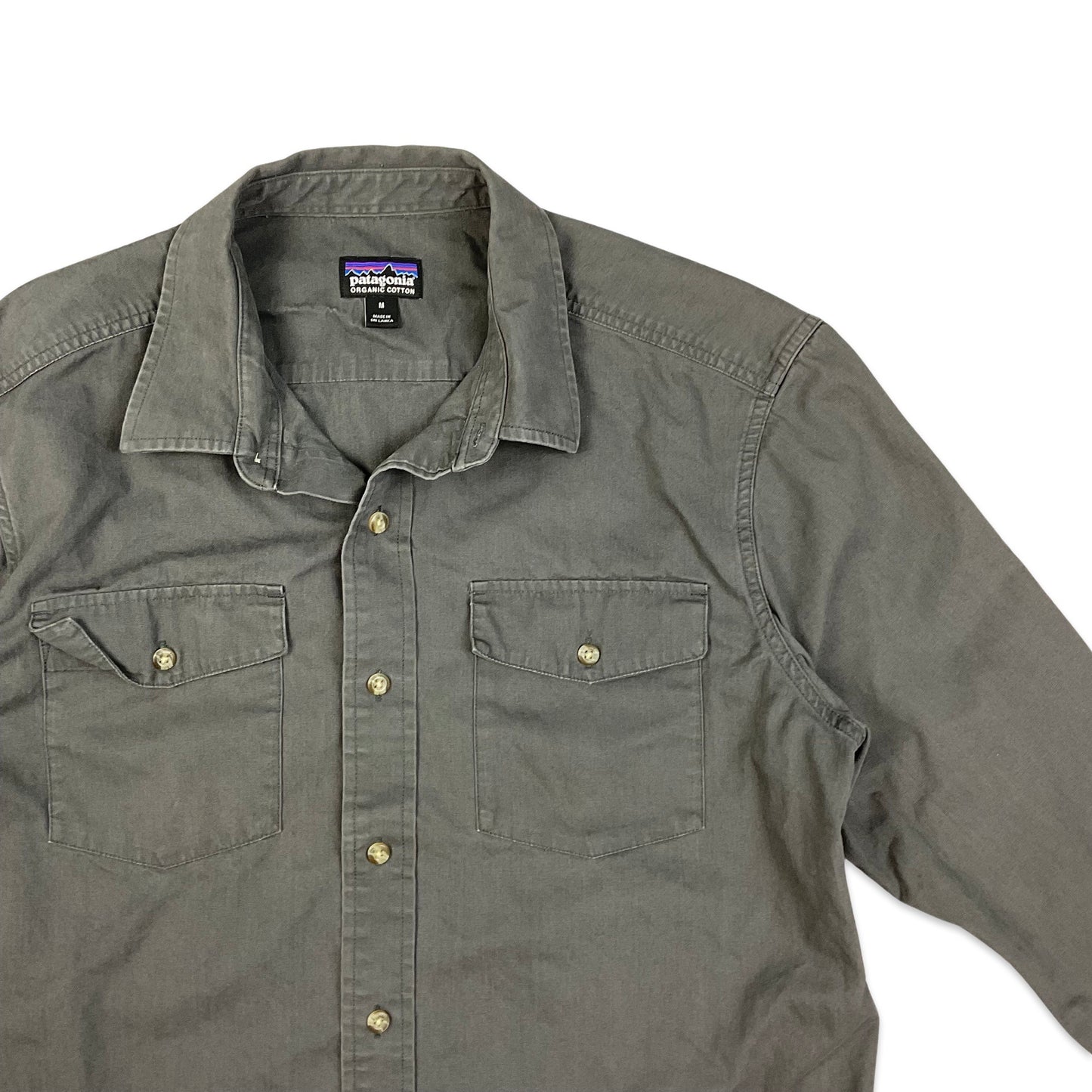 Patagonia Grey Flannel Shirt M L