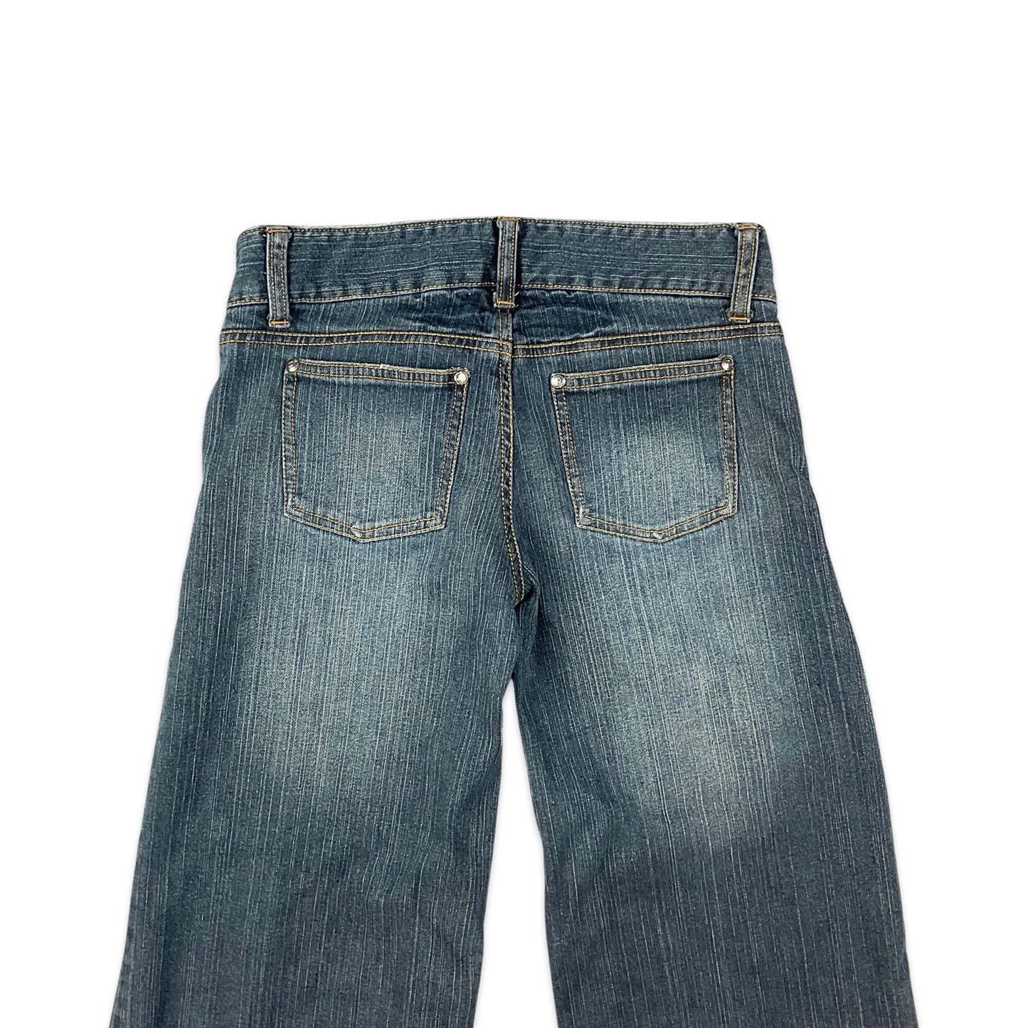 Y2K Low Rise Wide Leg Blue Jeans 12
