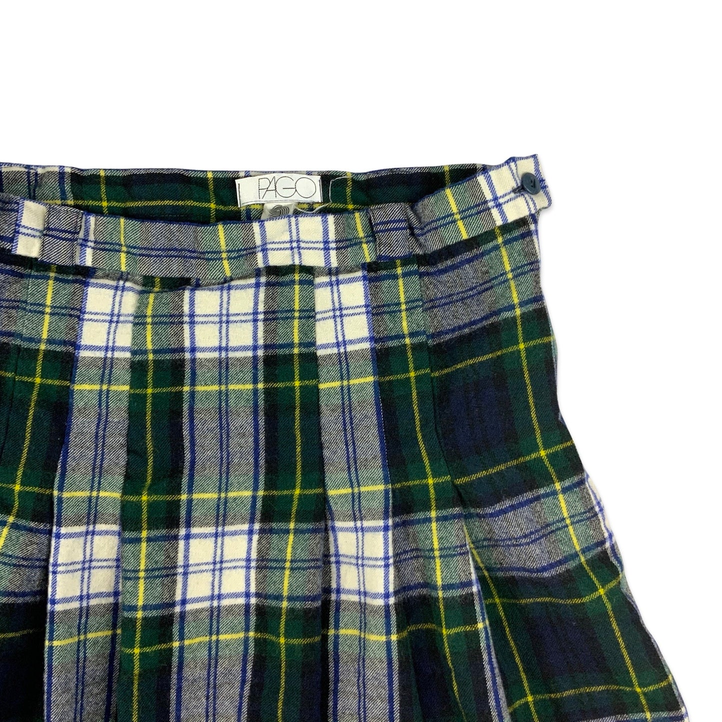 Vintage Plaid Midi Kilt 16