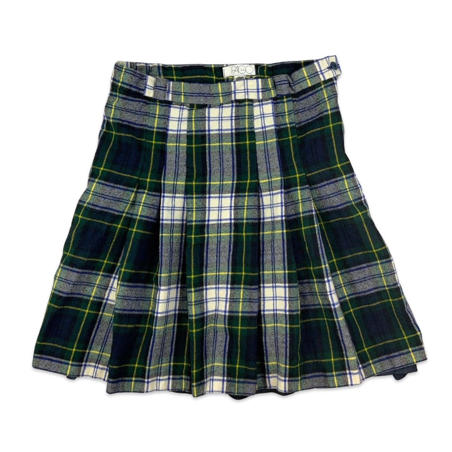 Vintage Plaid Midi Kilt 16