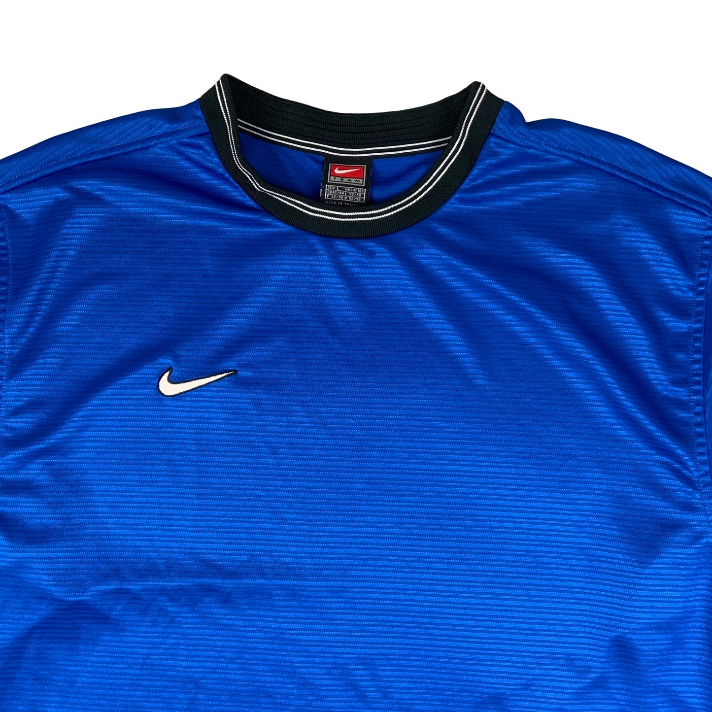 Vintage Nike Blue Long Sleeve Jersey Top M L