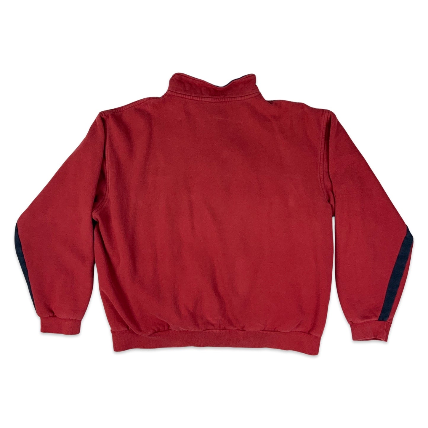 Vintage Fila Red Quarter Zip Sweatshirt M L