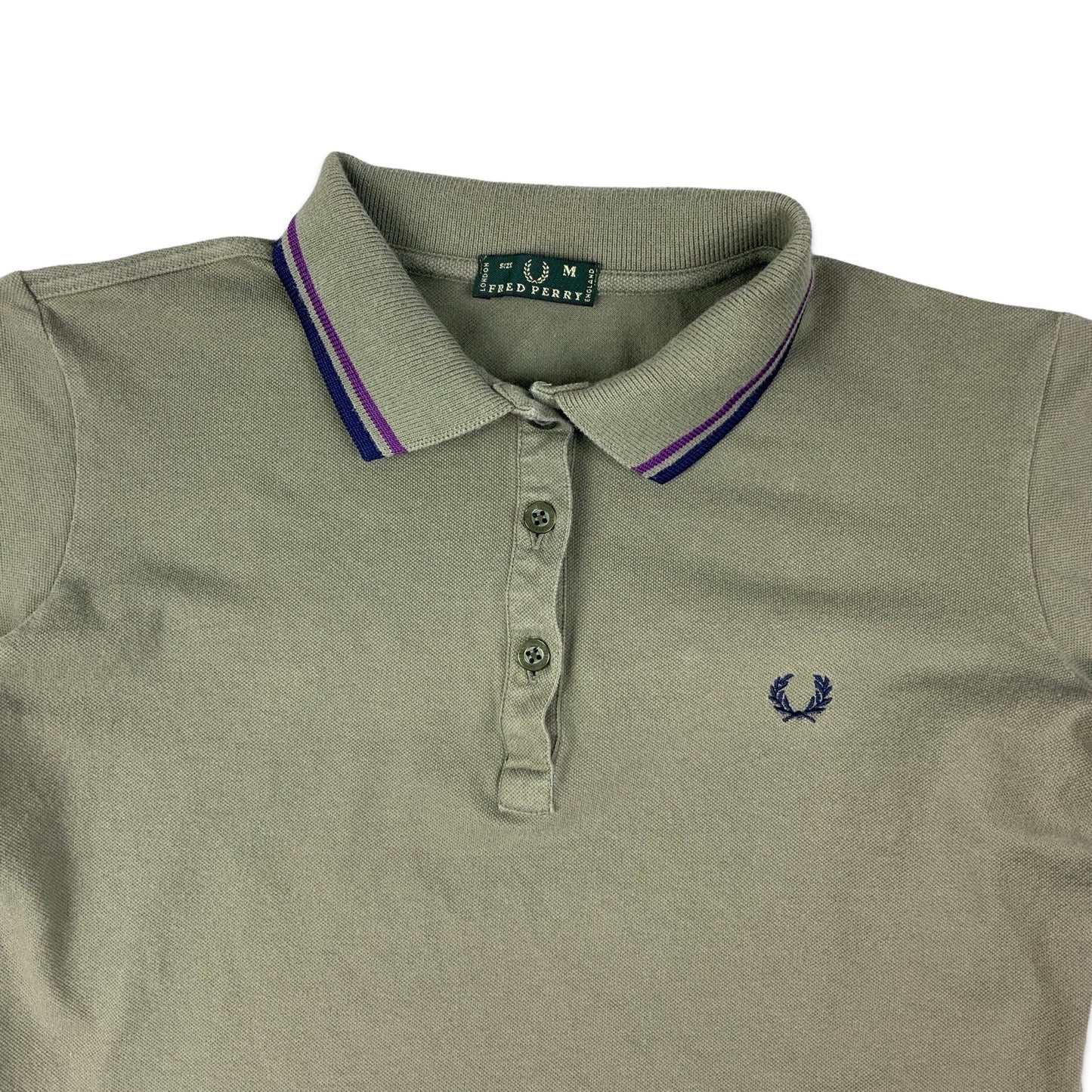 Vintage Fred Perry Green Rugby Shirt XS