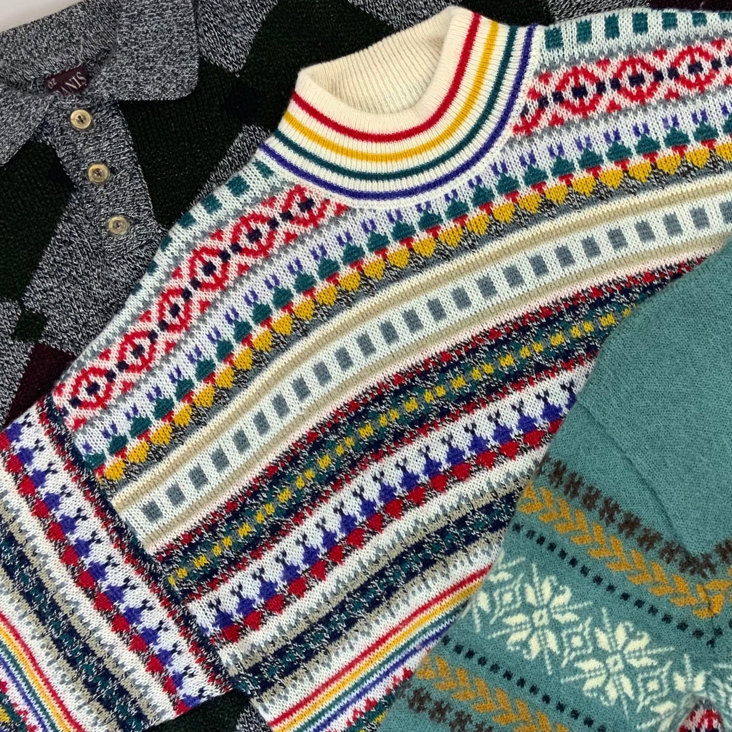 Printed Knitted Jumpers (Wholesale)