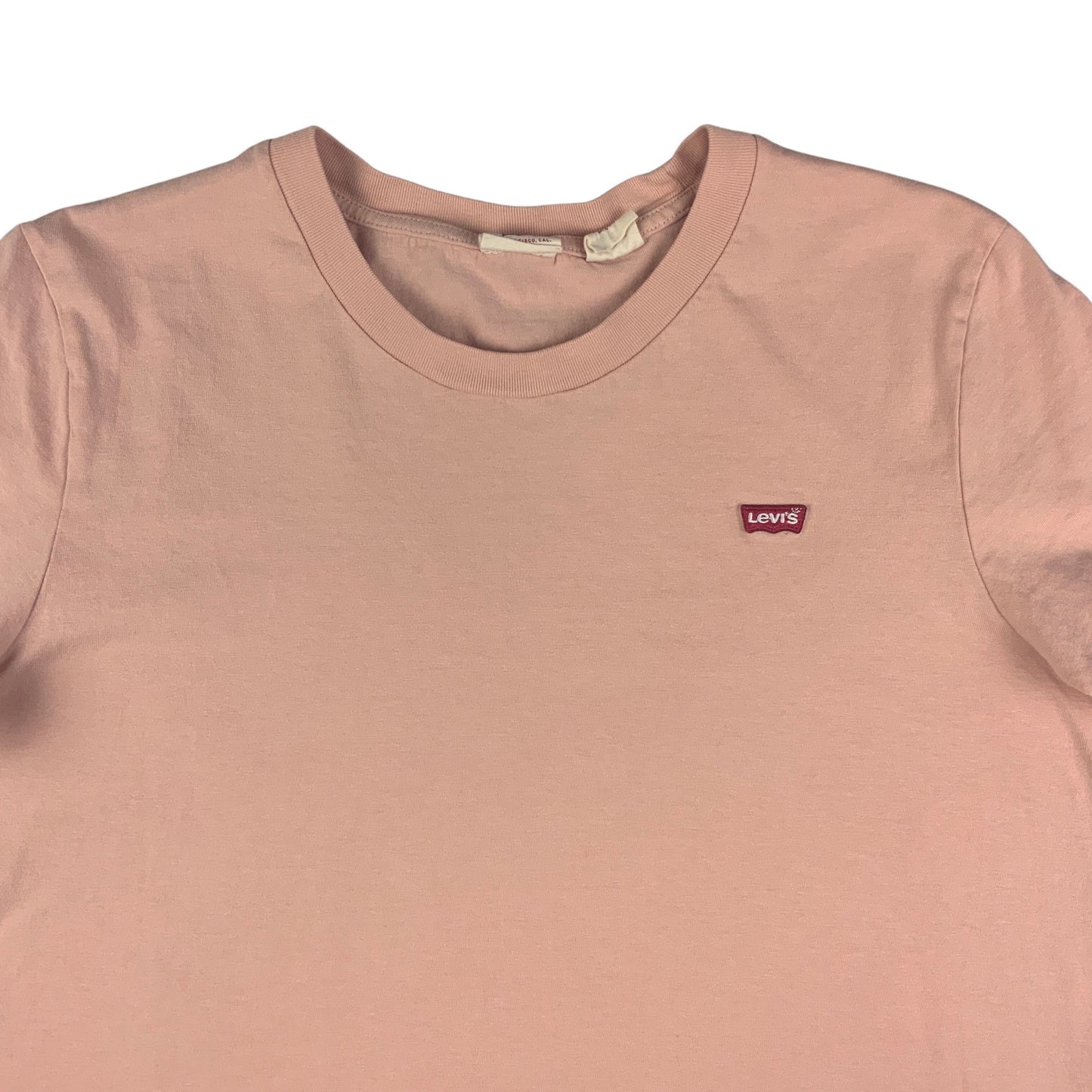 Vintage Levis Pale Pink Tee T-Shirt XS S