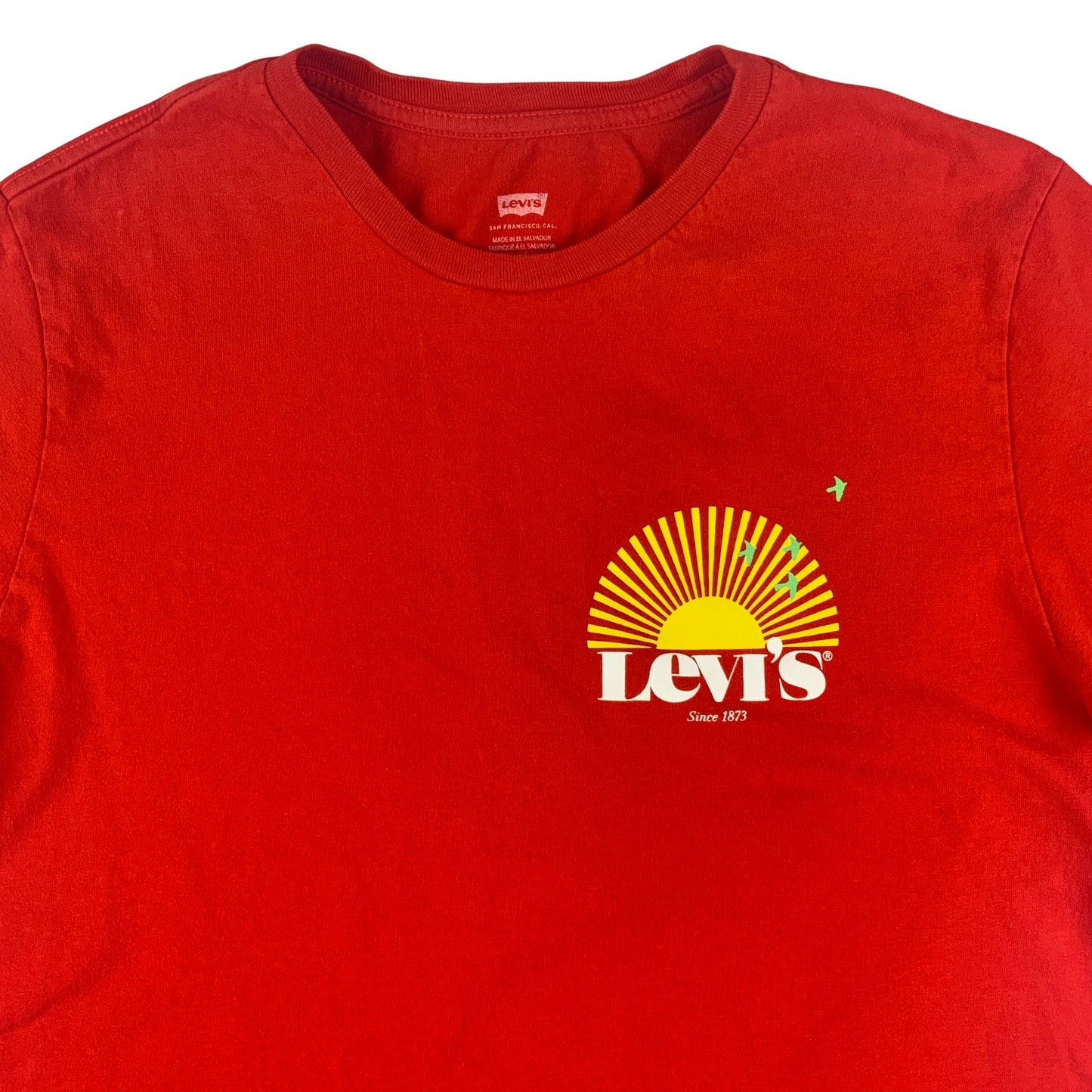 Vintage Levis Orange Tee T-Shirt XS S