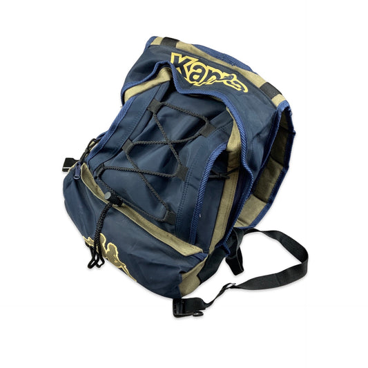 Y2K Kappa Navy and Green Rucksack