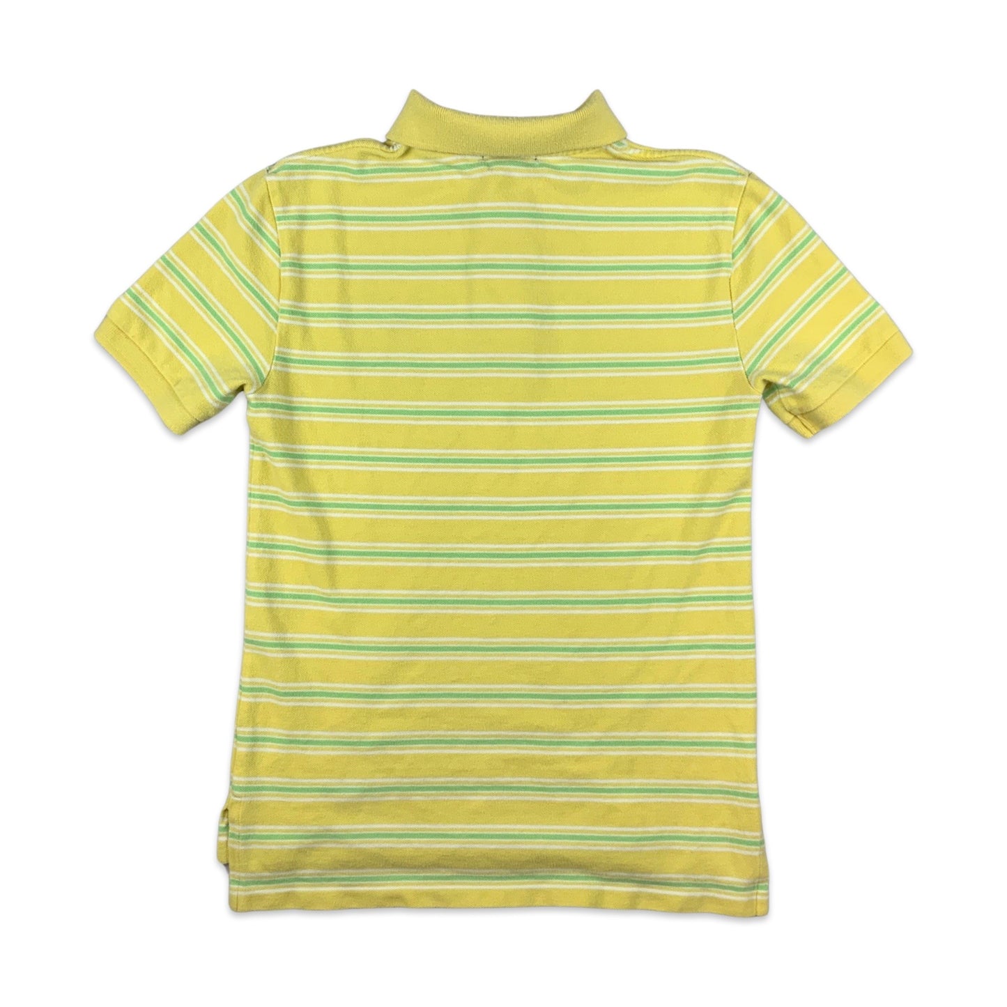 Vintage Ralph Lauren Yellow & Green Stripe Polo Shirt 4 6