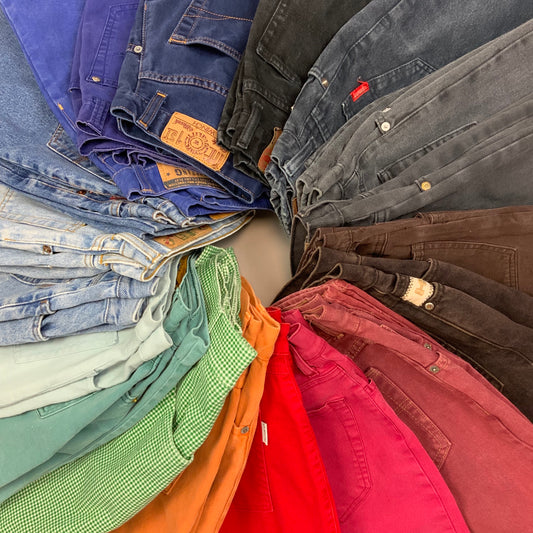 Denim High Waisted Jeans (Wholesale)