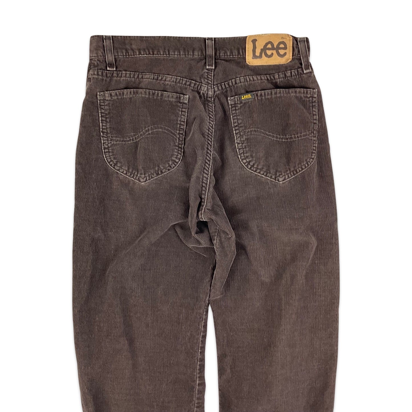 Vintage 90s Lee Rider Brown Corduroy Trousers 31W 30L