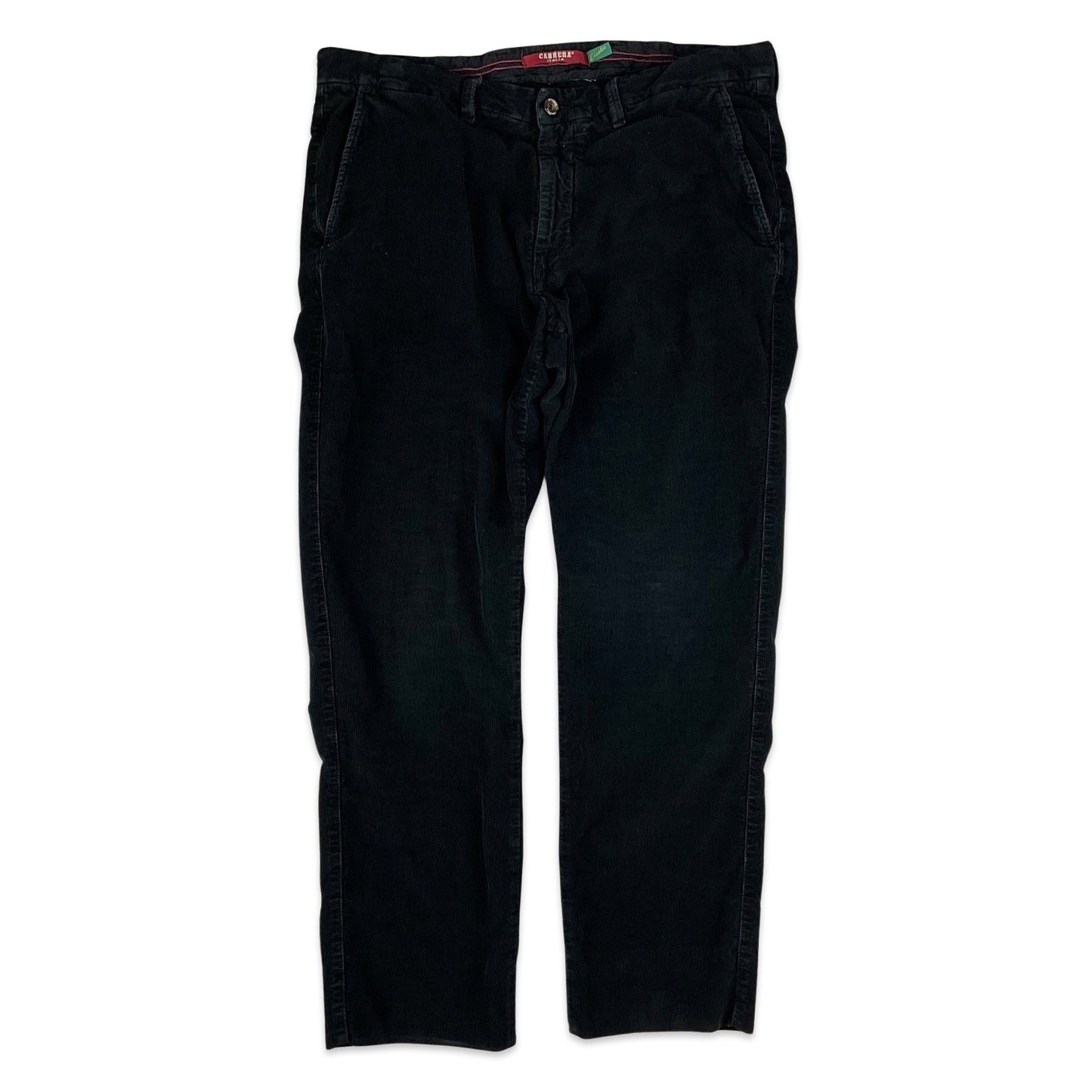 Carrera Black Corduroy Trousers 37W 29L