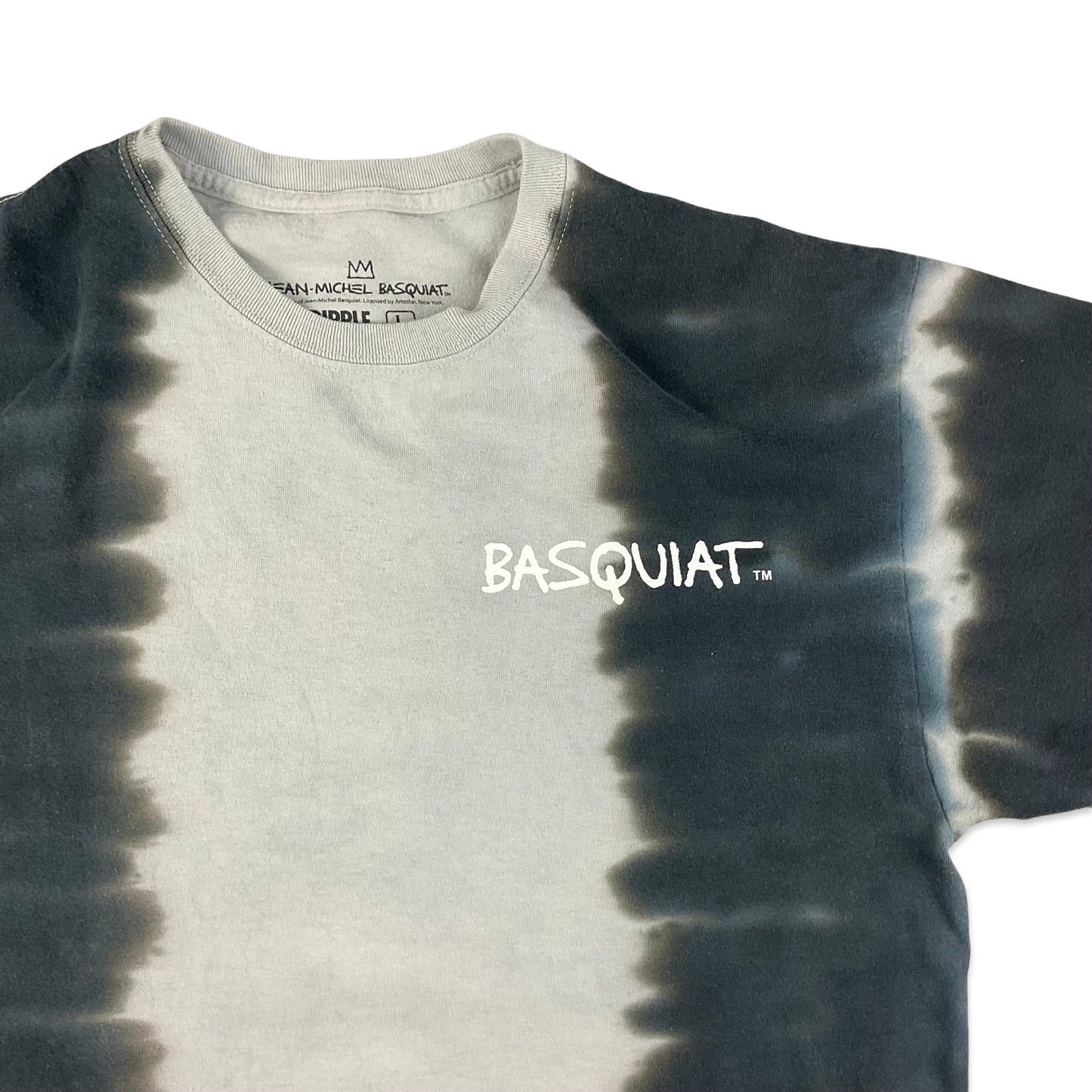 Jean-Michel Basquiat Grey Tie-dye Tee T-Shirt S M