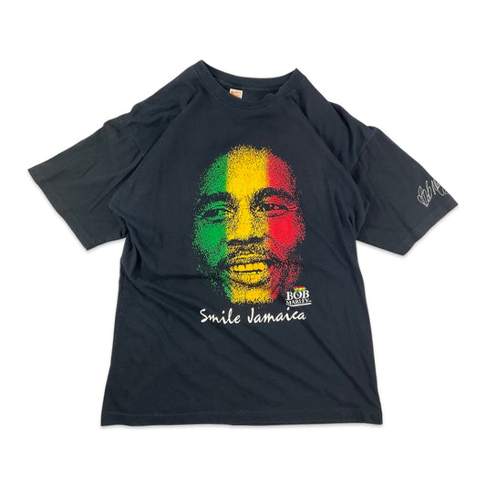 Vintage Bob Marley Black Graphic Tee M L