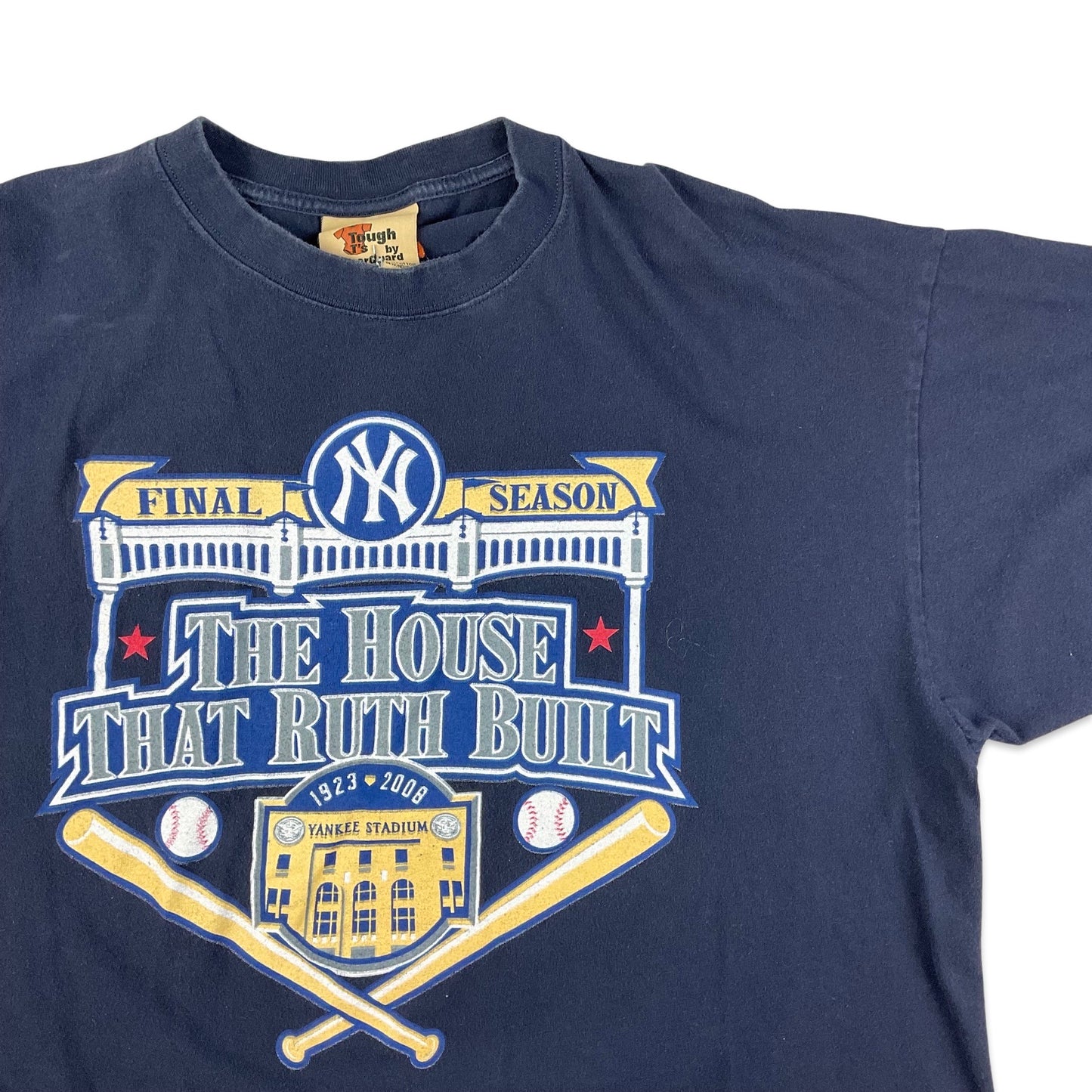 2008 New York Yankees Navy Graphic Tee T-Shirt M L