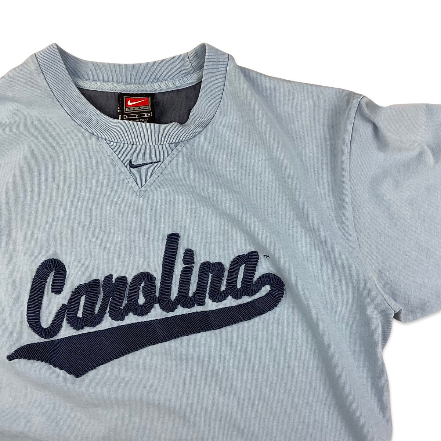 Vintage 00s Nike Baby Blue "Carolina" Tee T-Shirt XS S