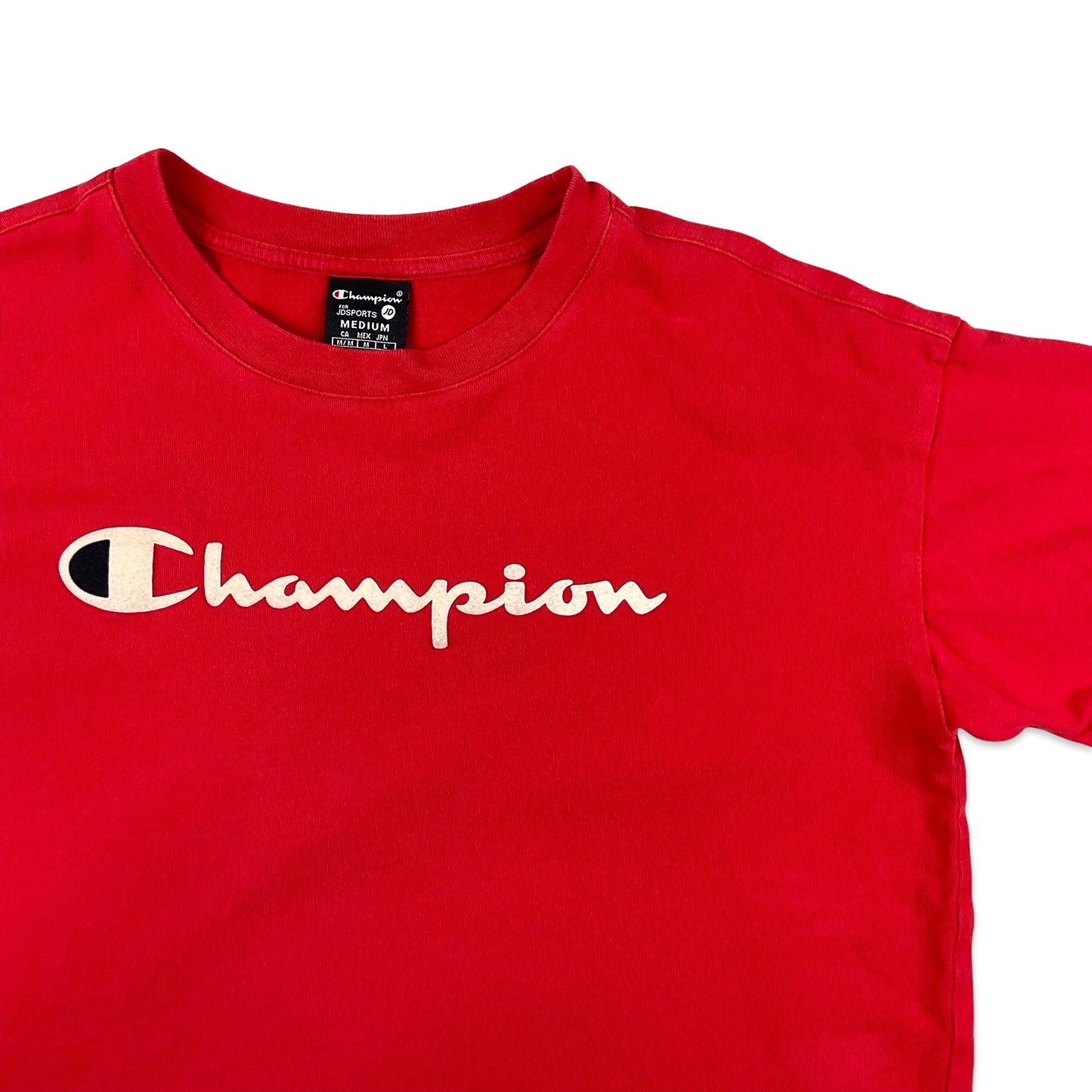 Champion Red Cropped Tee XS S