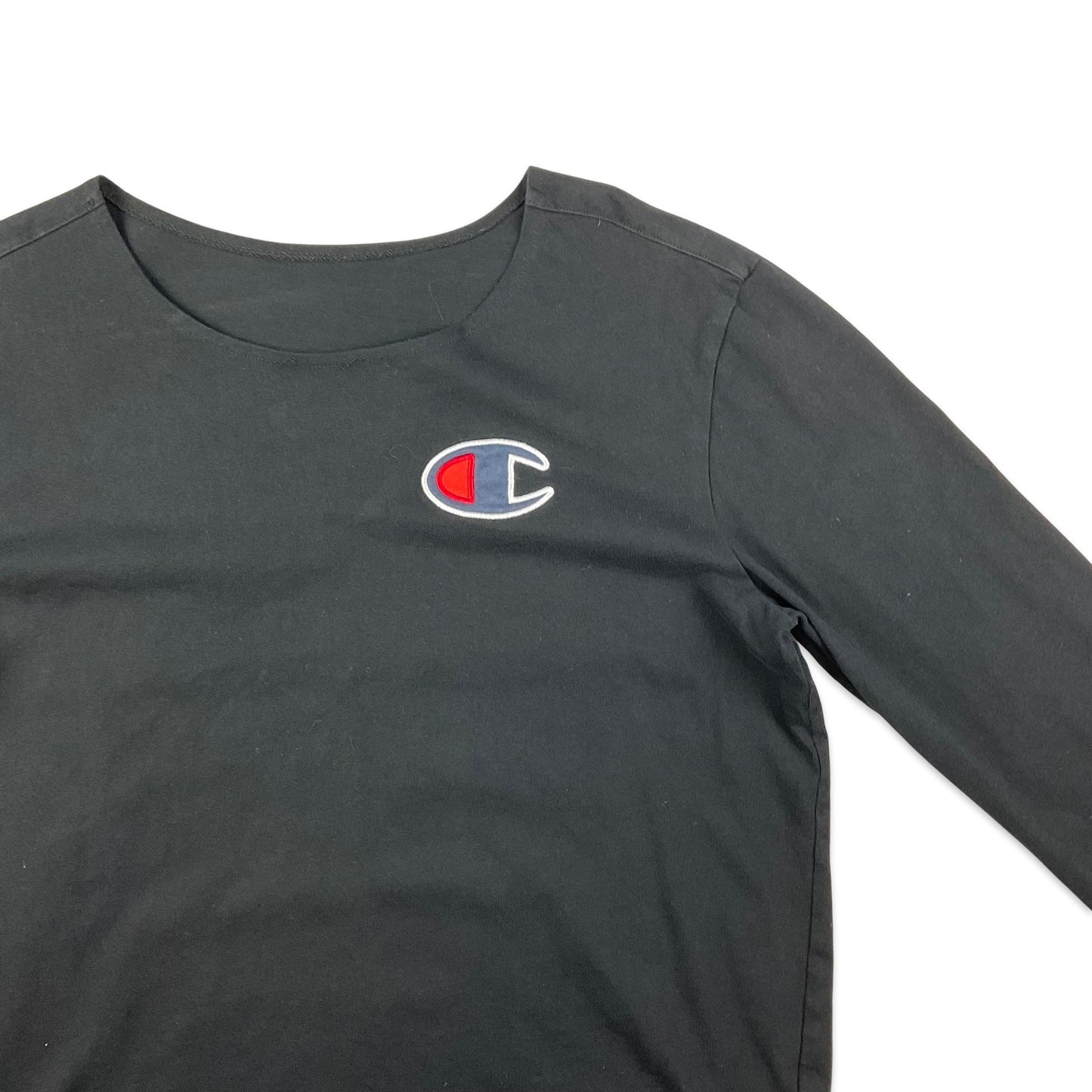 Champion Black Long Sleeve Tee T-Shirt S M