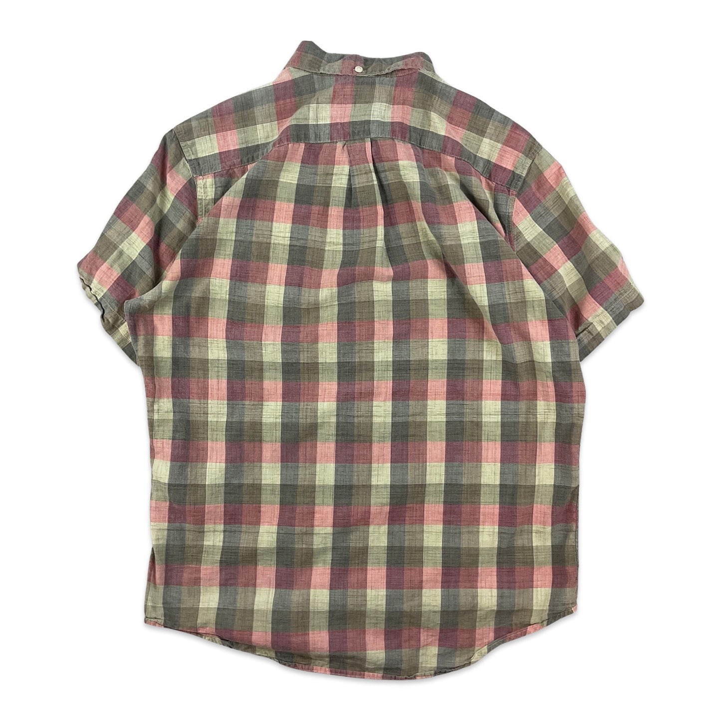 Levi's Red & Grey Plaid Shirt M L