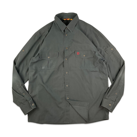 Fjallraven Black Tech Shirt L XL