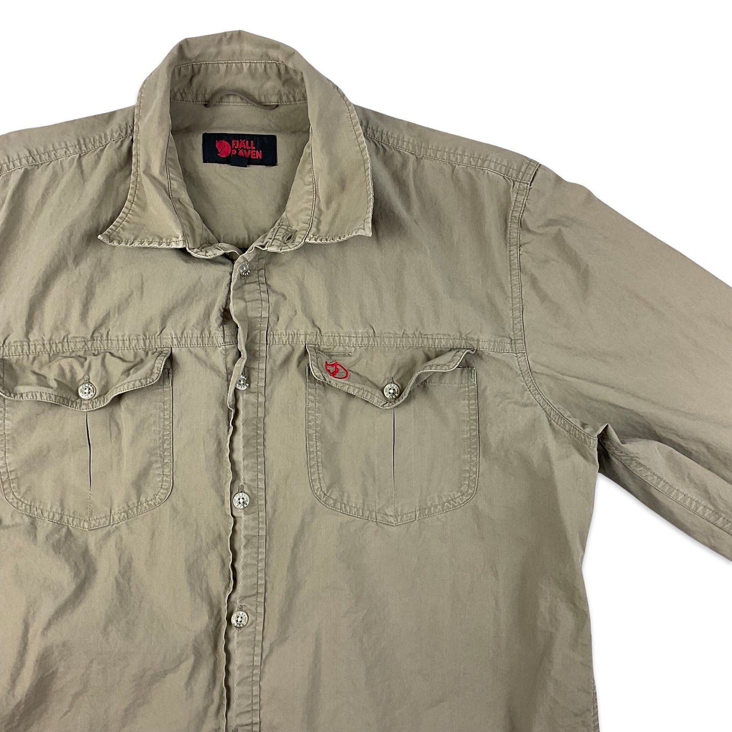 Fjallraven Beige Tech Shirt M L