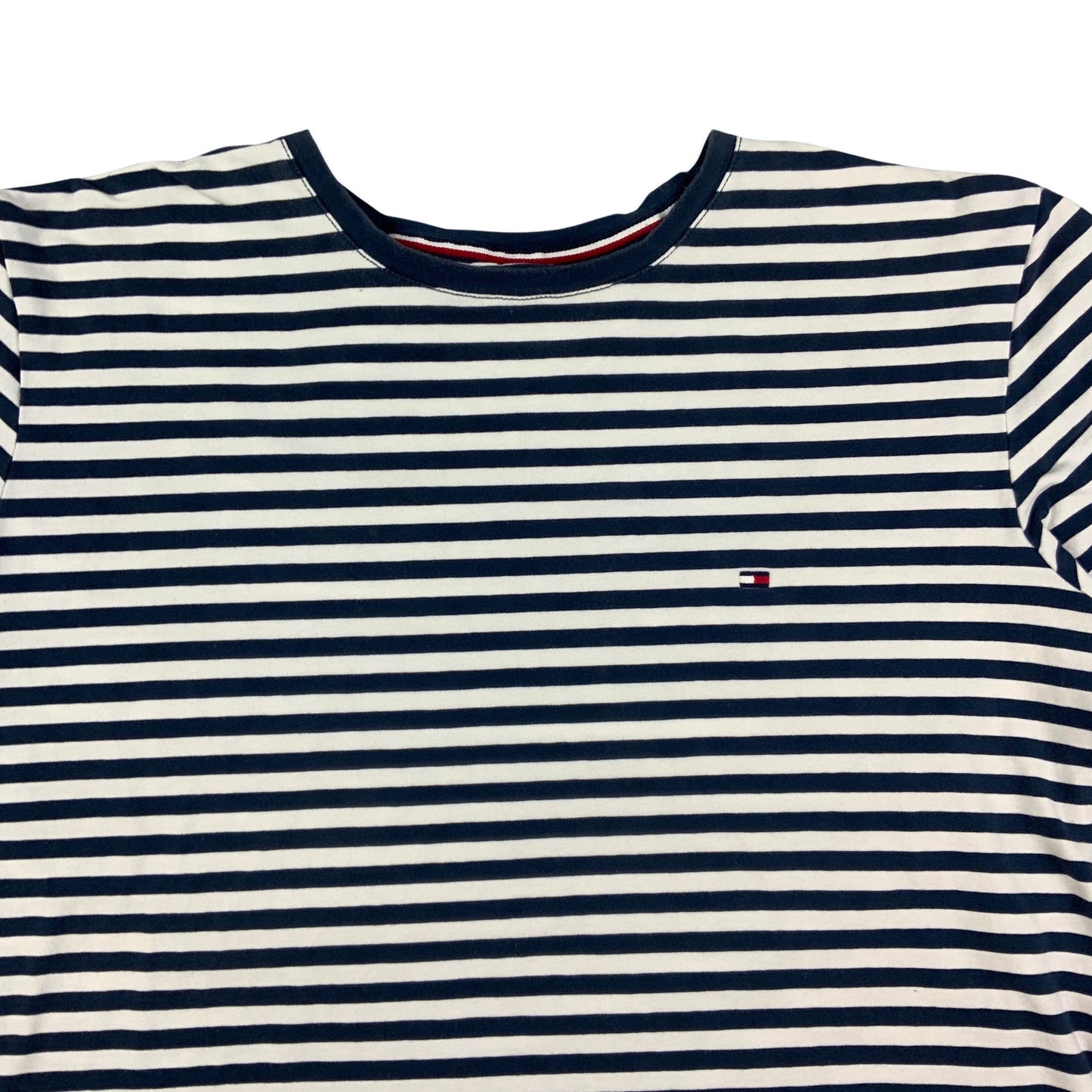 Tommy Hilfiger Navy & White Stripe Tee 14 16