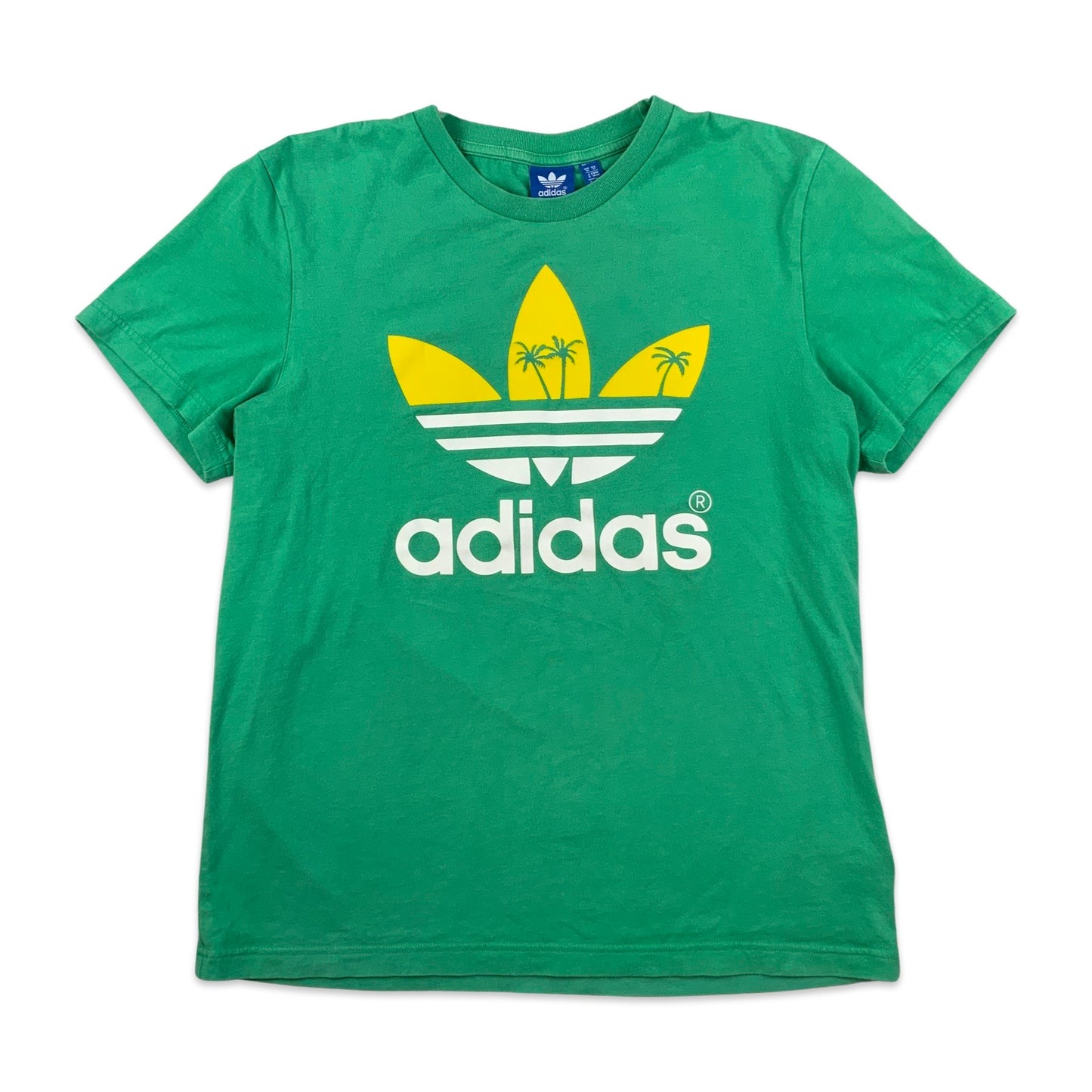 Adidas Green Graphic Tee S M