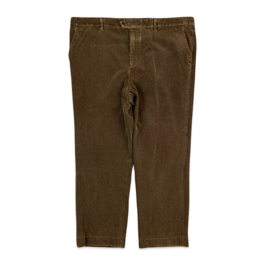 Vintage Brown Cord Trousers 43W 28L