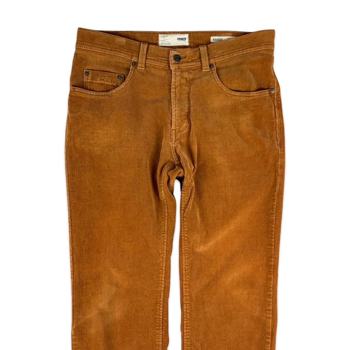 Vintage Orange Cord Trousers 34W 29L
