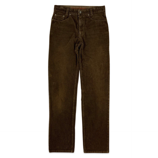 Vintage Brown Cord Trousers 33W 35L