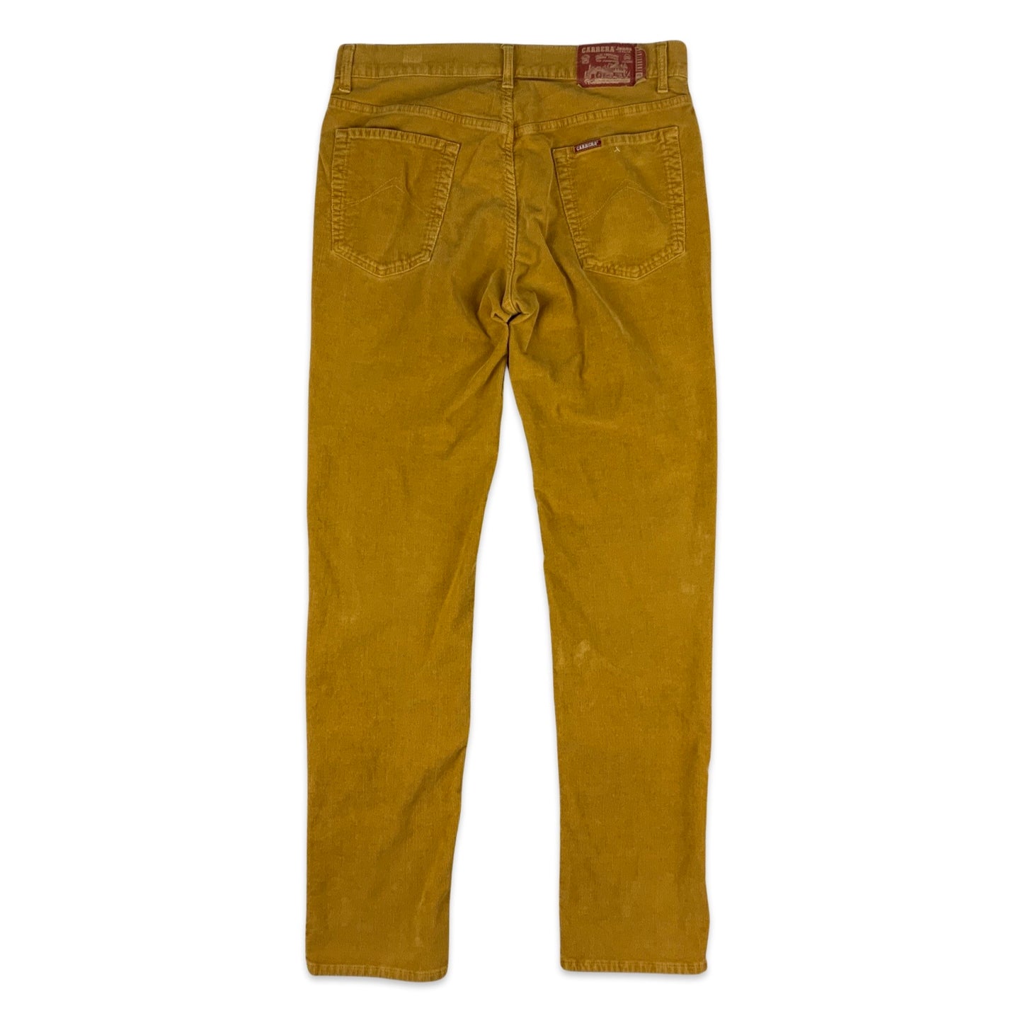 Vintage Yellow Corduroy Trousers 35W 34L