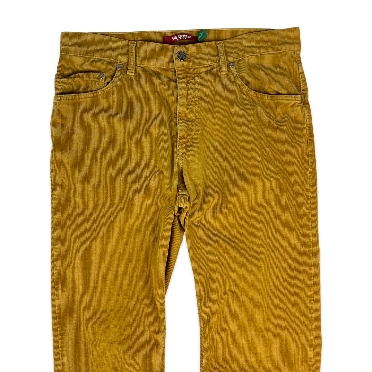 Vintage Yellow Corduroy Trousers 35W 34L