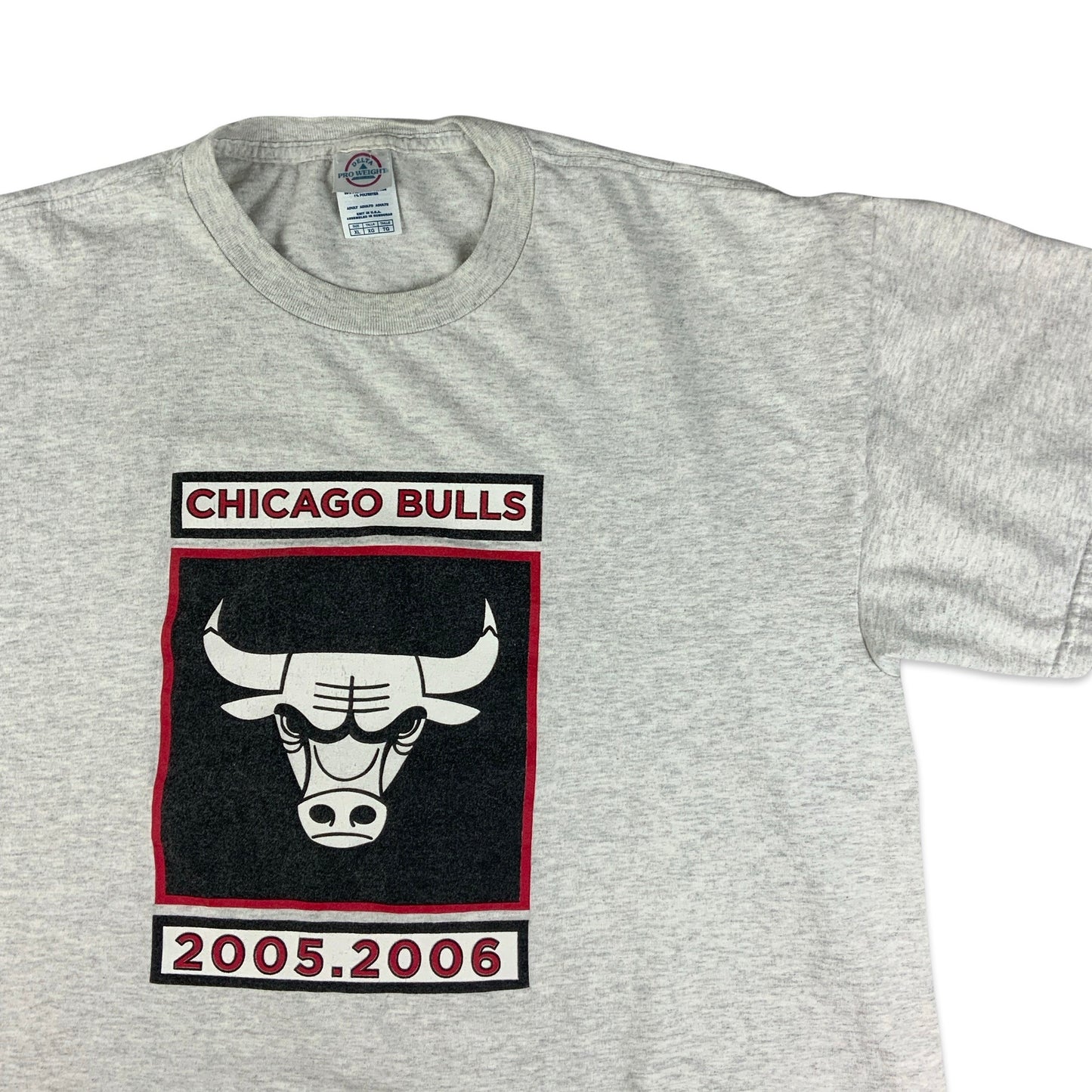 2006 Chicago Bulls Grey Tee L XL