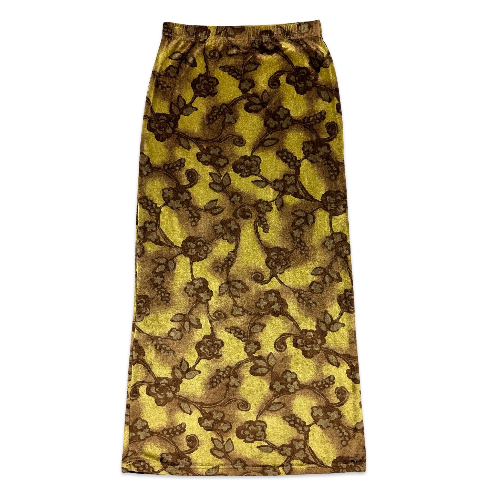 Leopard print maxi outlet skirt 90s