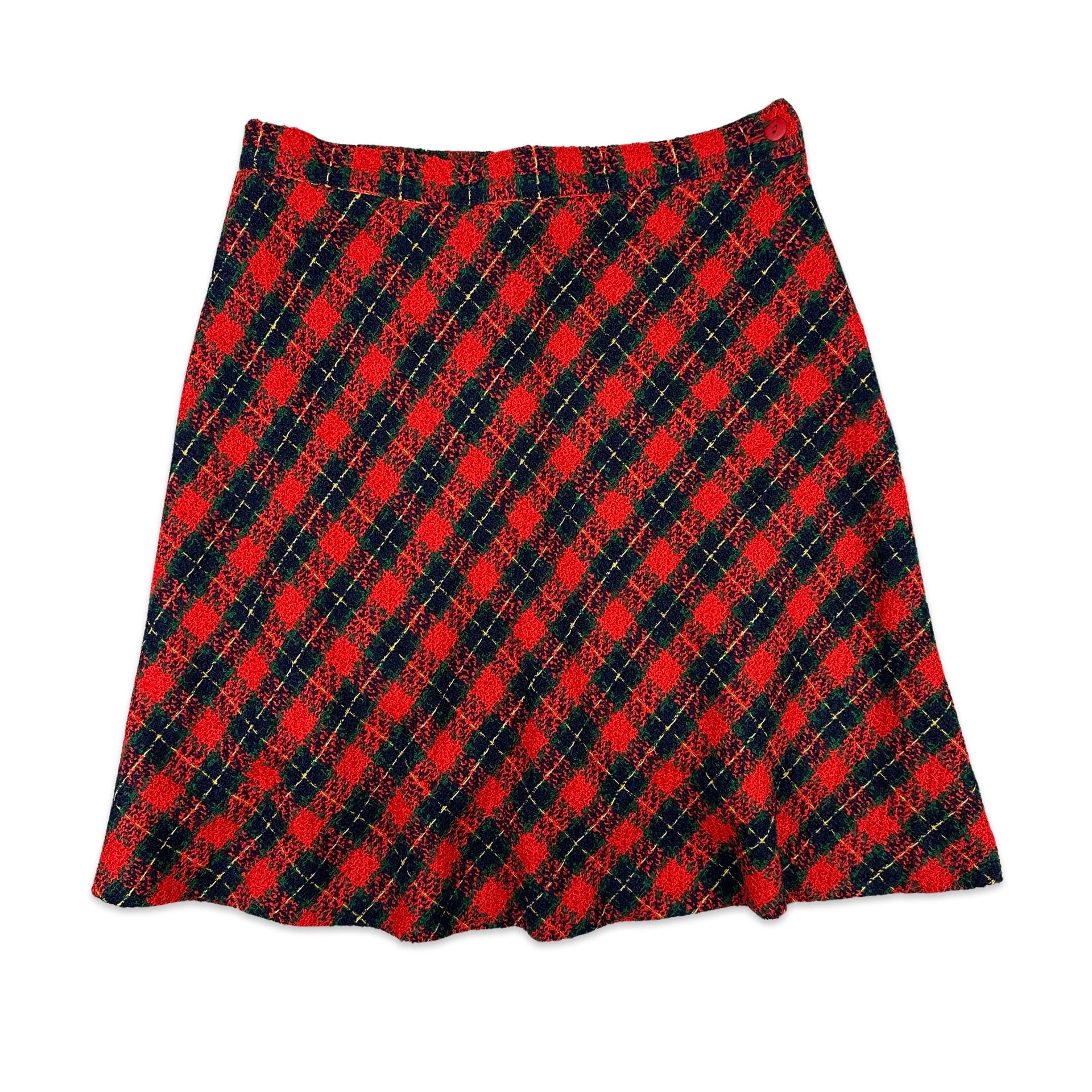 Tweed clearance check skirt