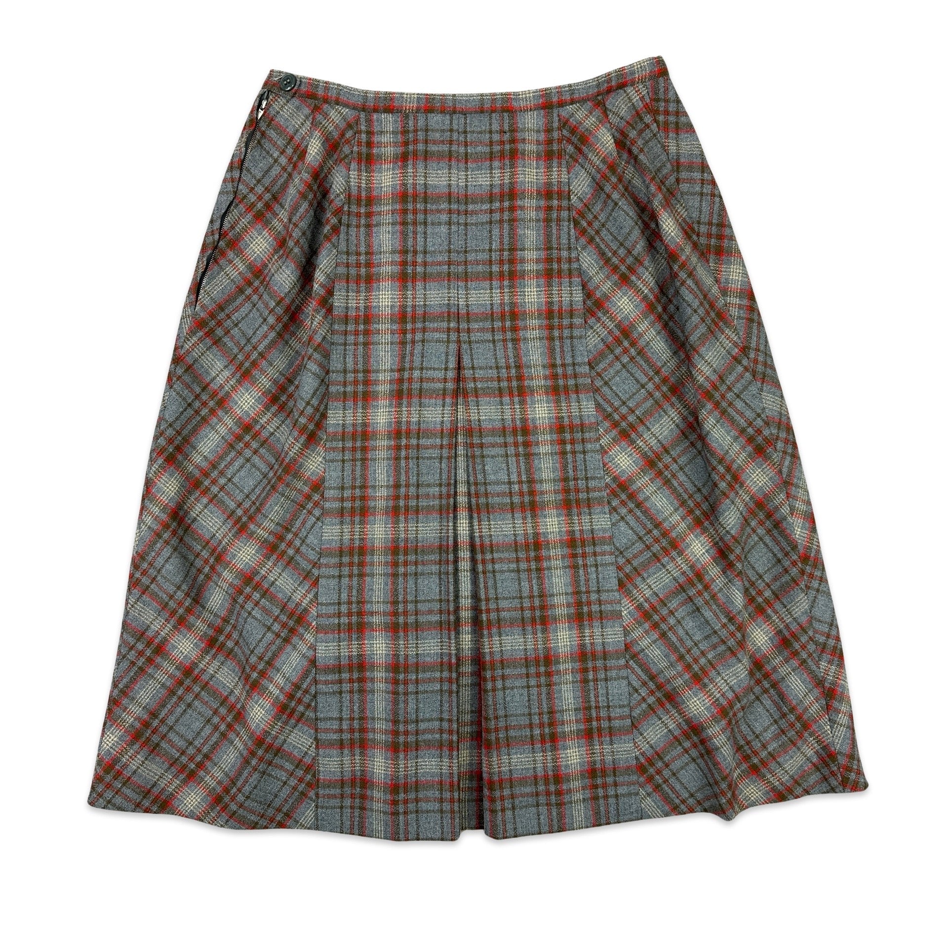 Flannel skirt clearance 80s