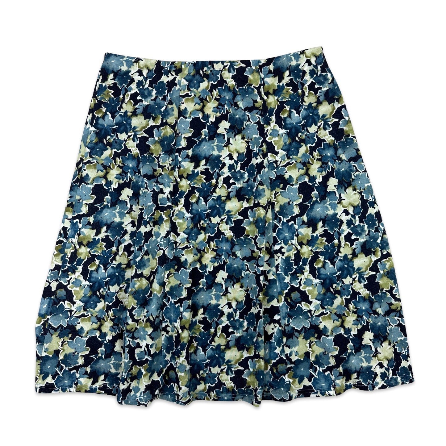 80s Vintage Floral Patterned Skirt 18