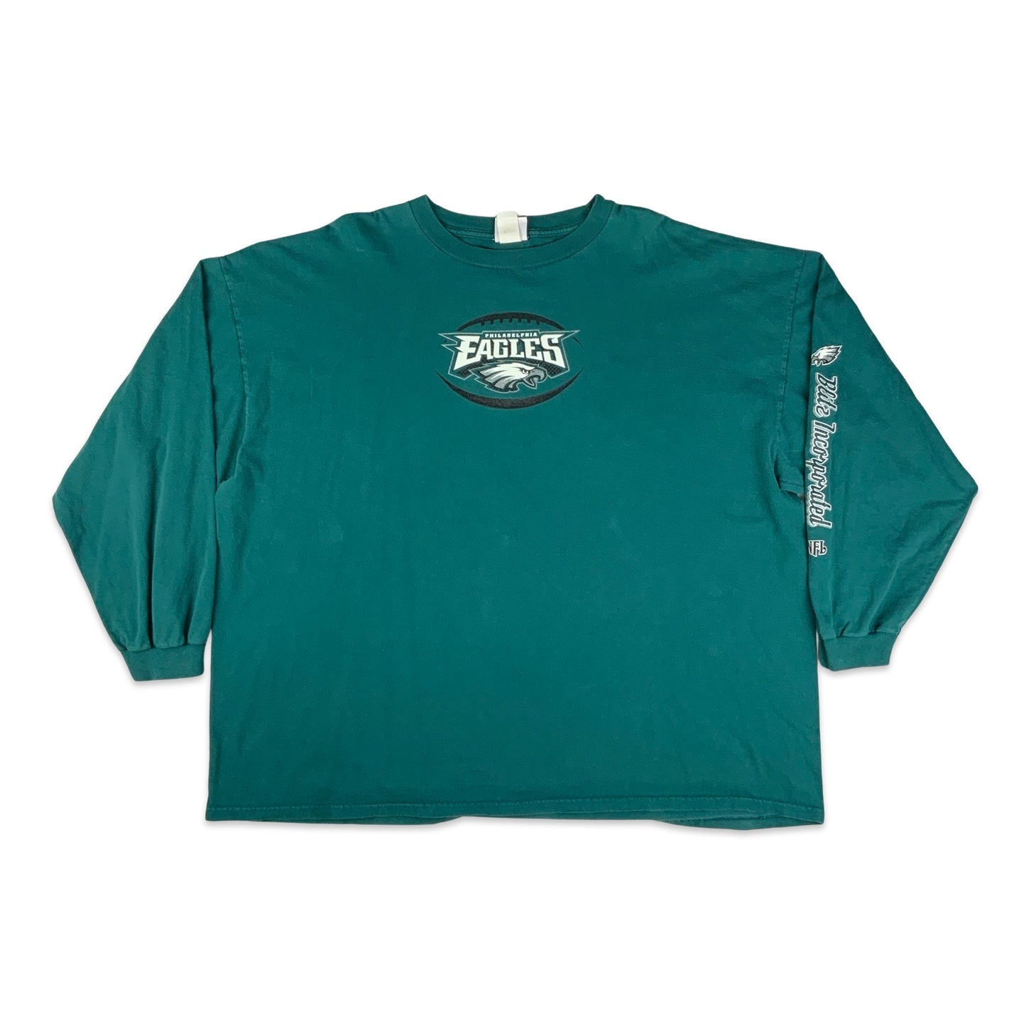 Philadelphia Eagles Teal Long Sleeve Tee 3XL 4XL