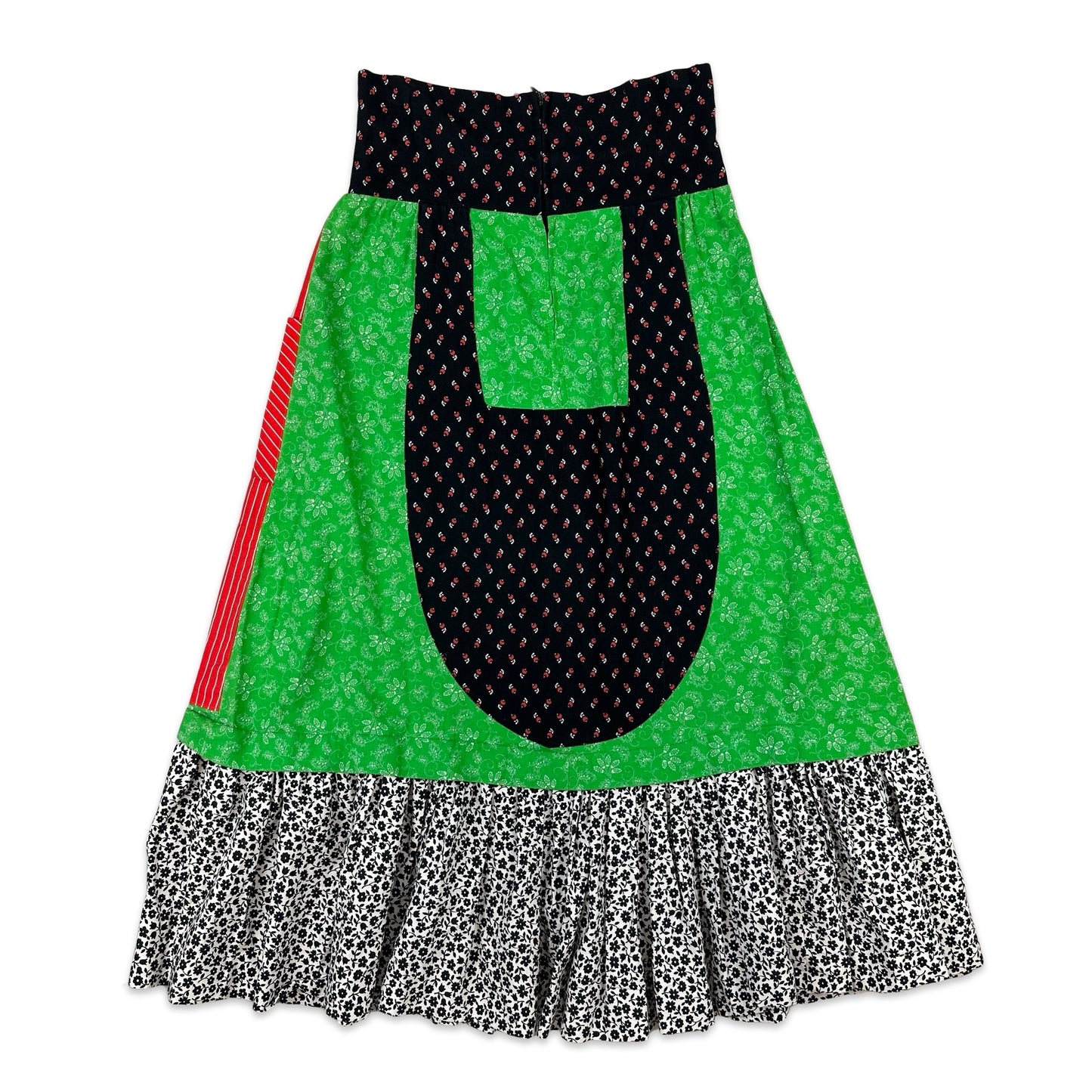 90s Style Vintage Folk Tiered Skirt 8