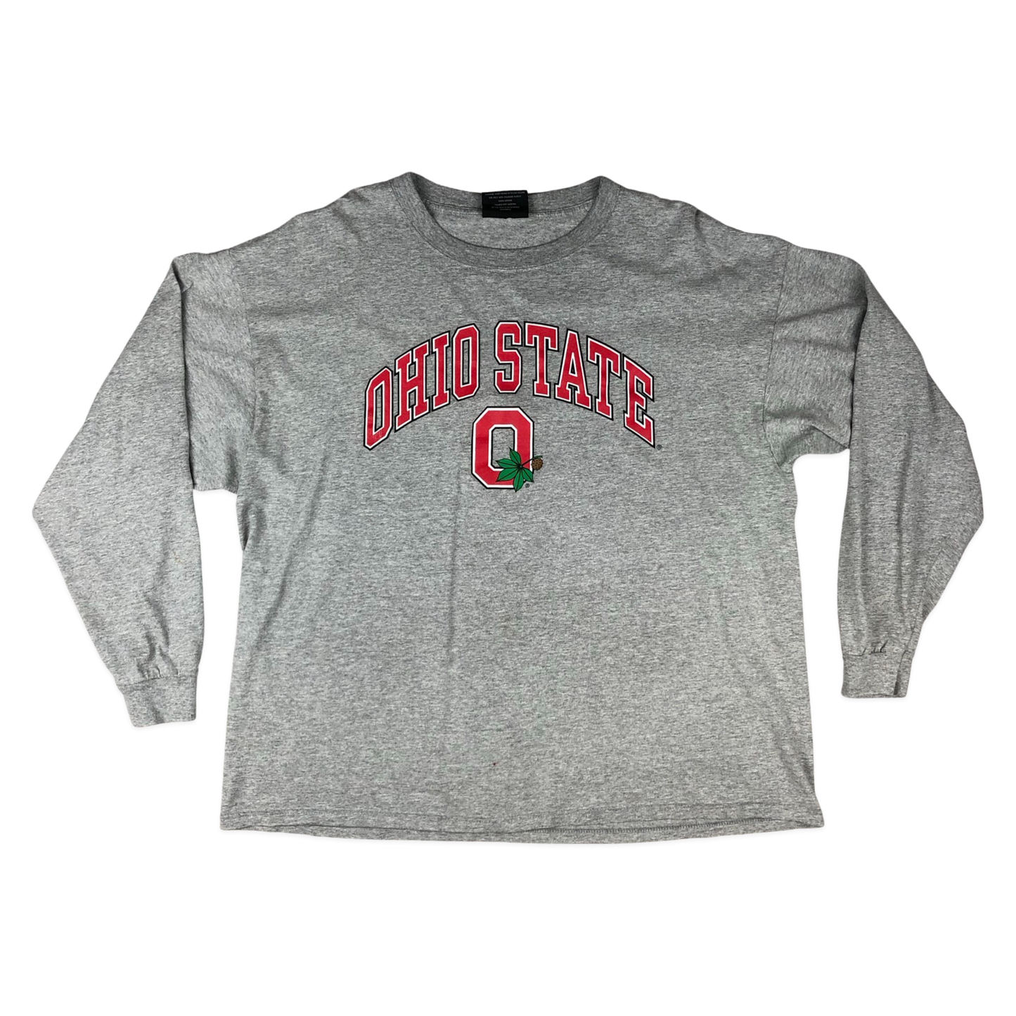 Vintage Grey Ohio State Long-sleeved Spellout Tee XL