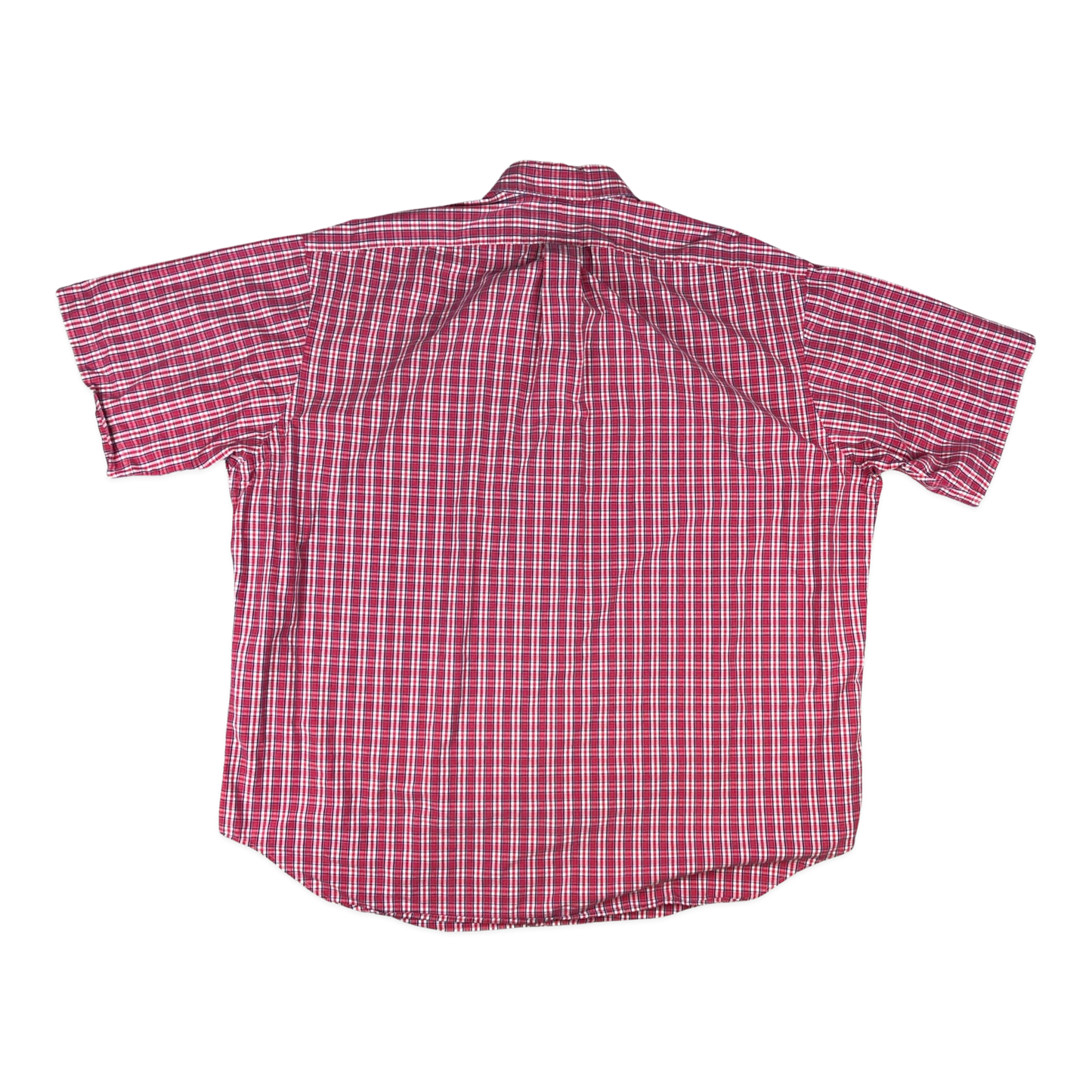 Vintage 00s Red Ralph Lauren Short-Sleeved Plaid Shirt 3XL