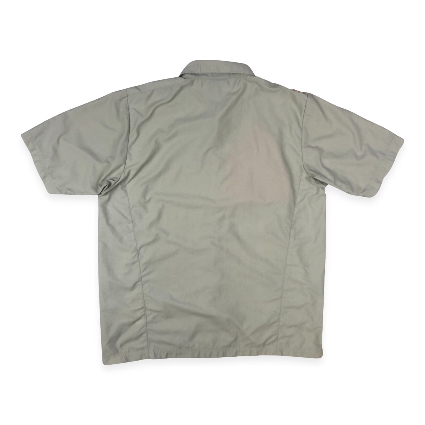 Vintage 00s Adidas Beige Button-up Shirt XL