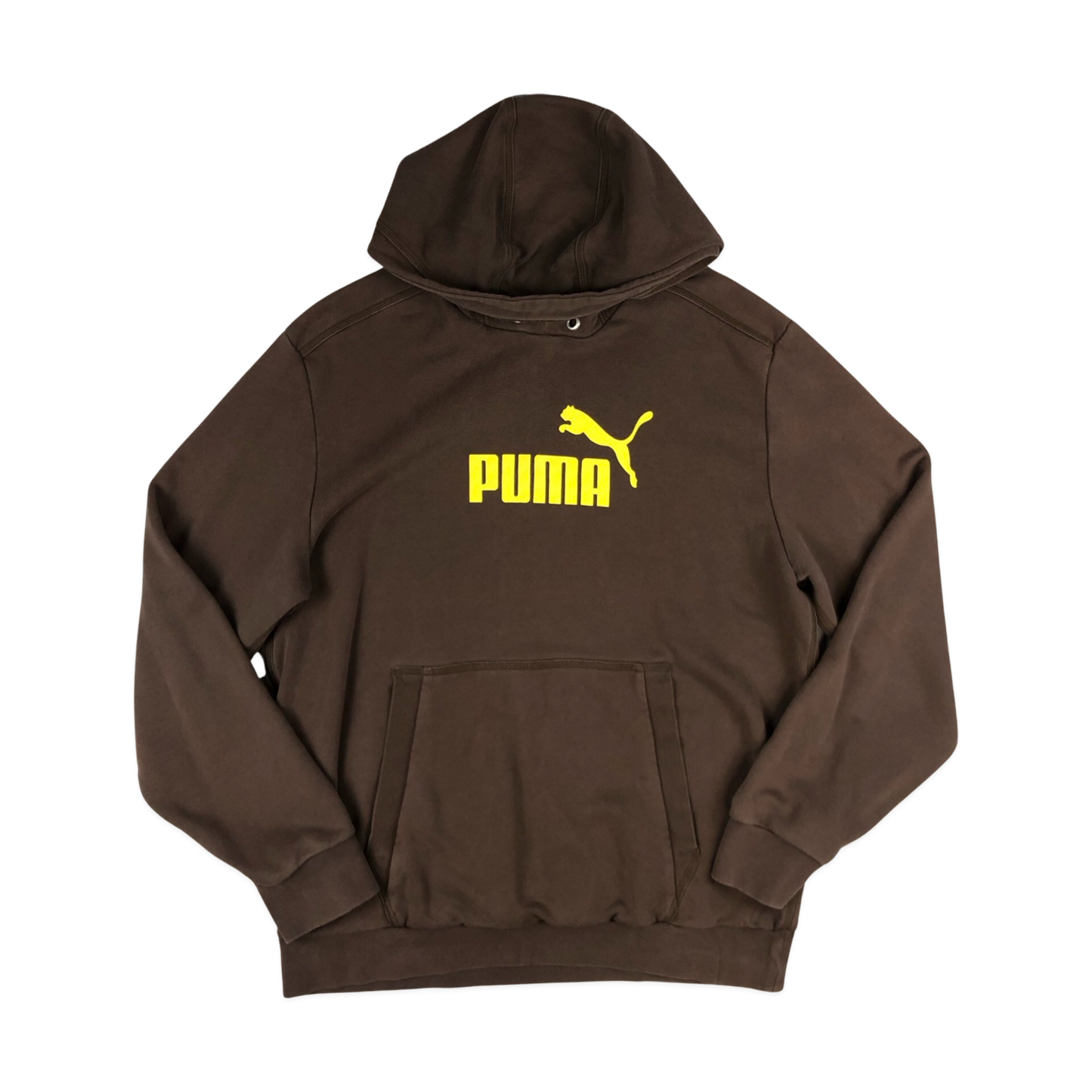 Vintage Puma Brown Hoodie XL