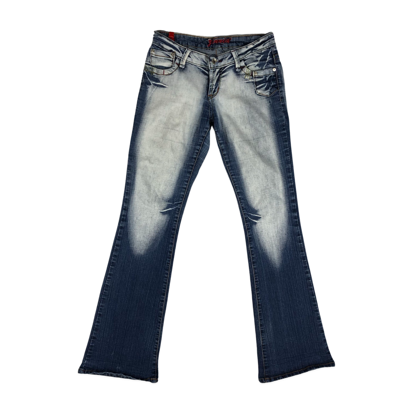 Vintage y2k Flared Blue Jeans 30W 33L