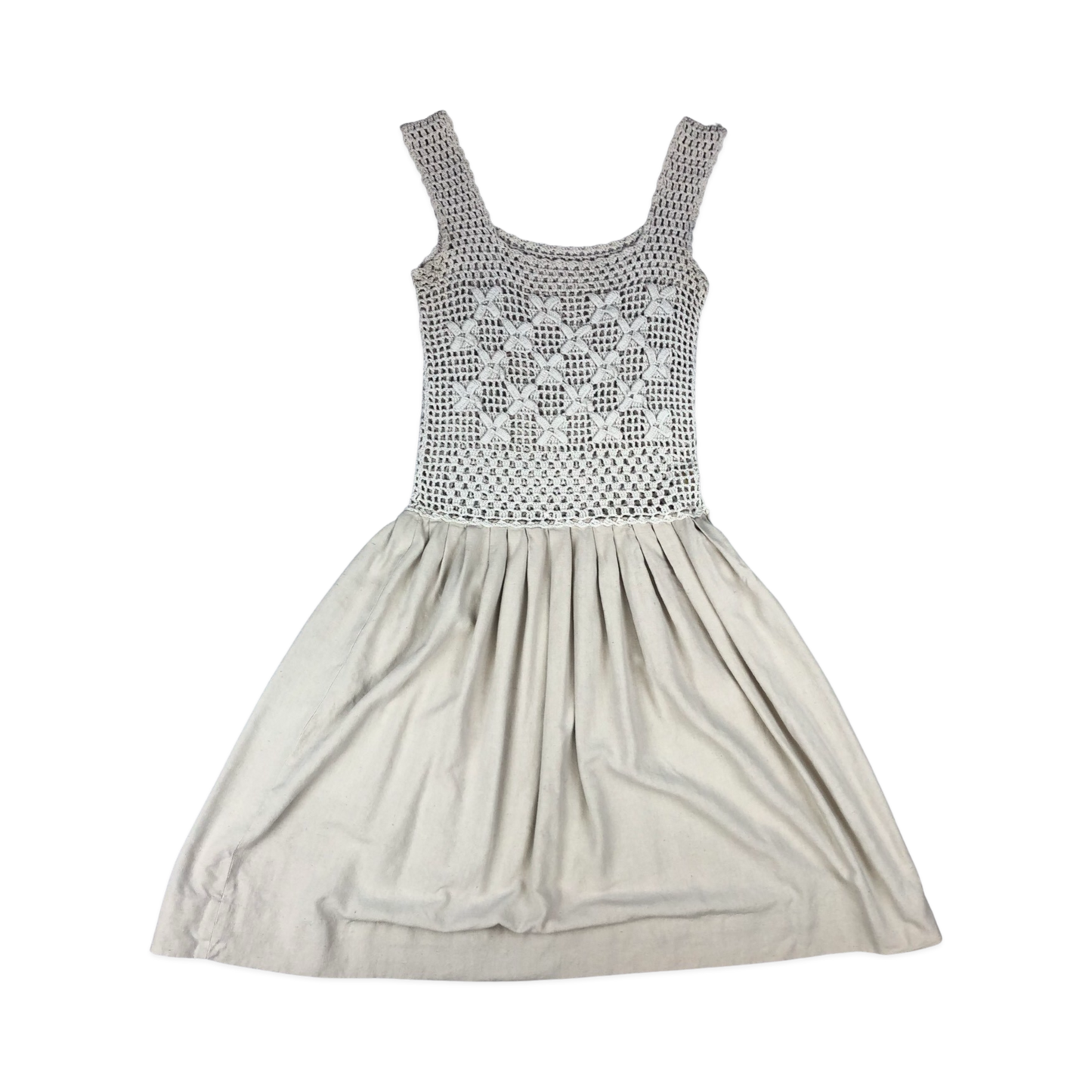Vintage Boho Crochet Sleeveless Dress 6