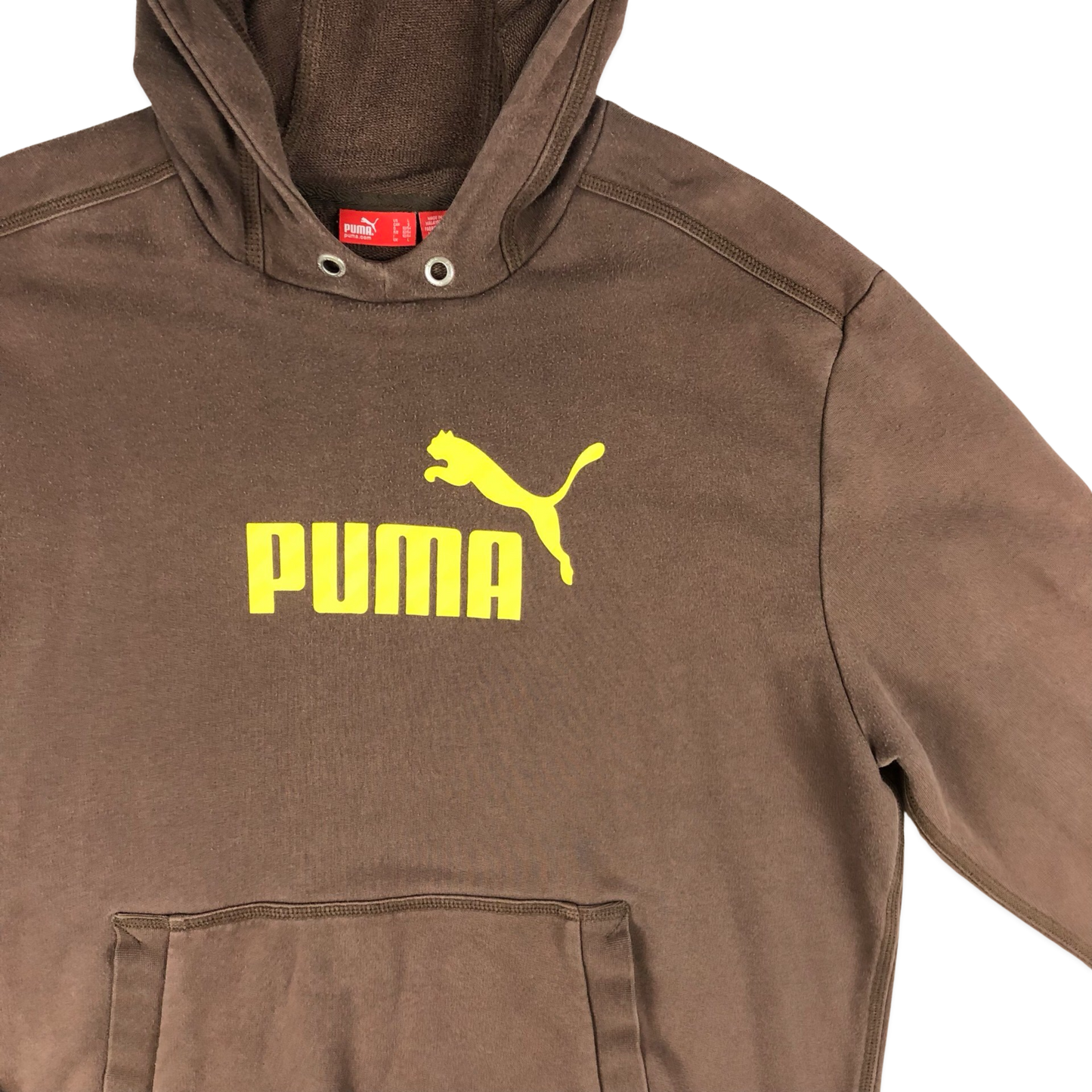 Vintage Puma Brown Hoodie XL