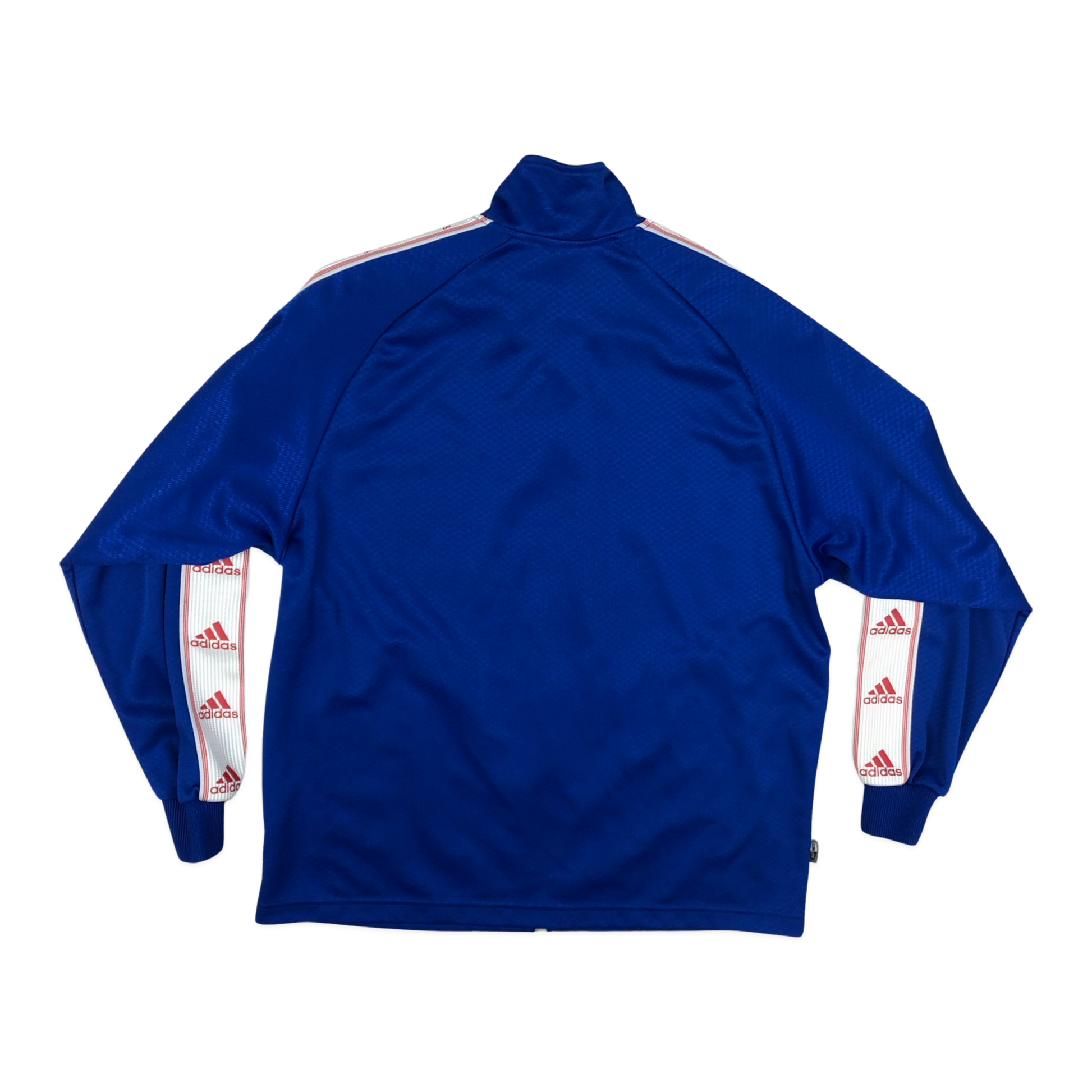 Vintage 00s Adidas Blue and White Track Jacket XL – Worth The Weight ...