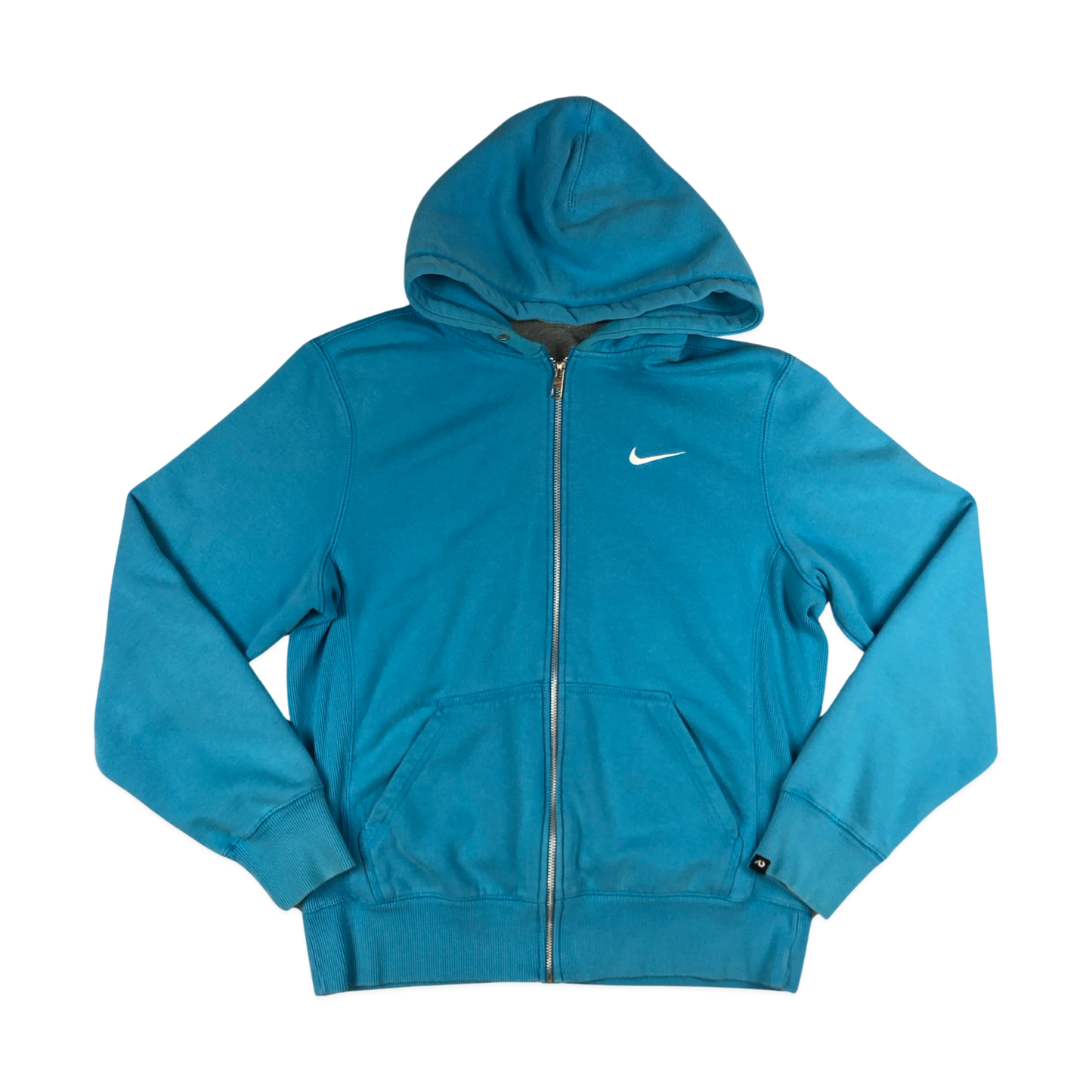 Vintage Nike Light Blue Hoodie M L