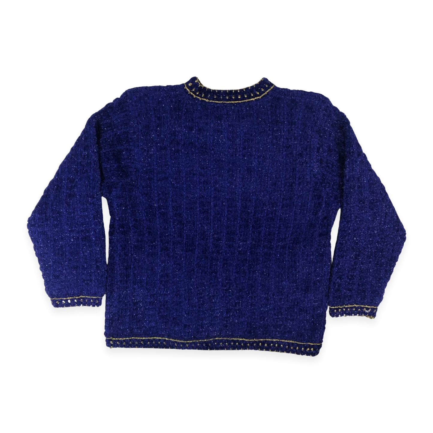 Vintage Purple Knit Cardigan 12 14 16